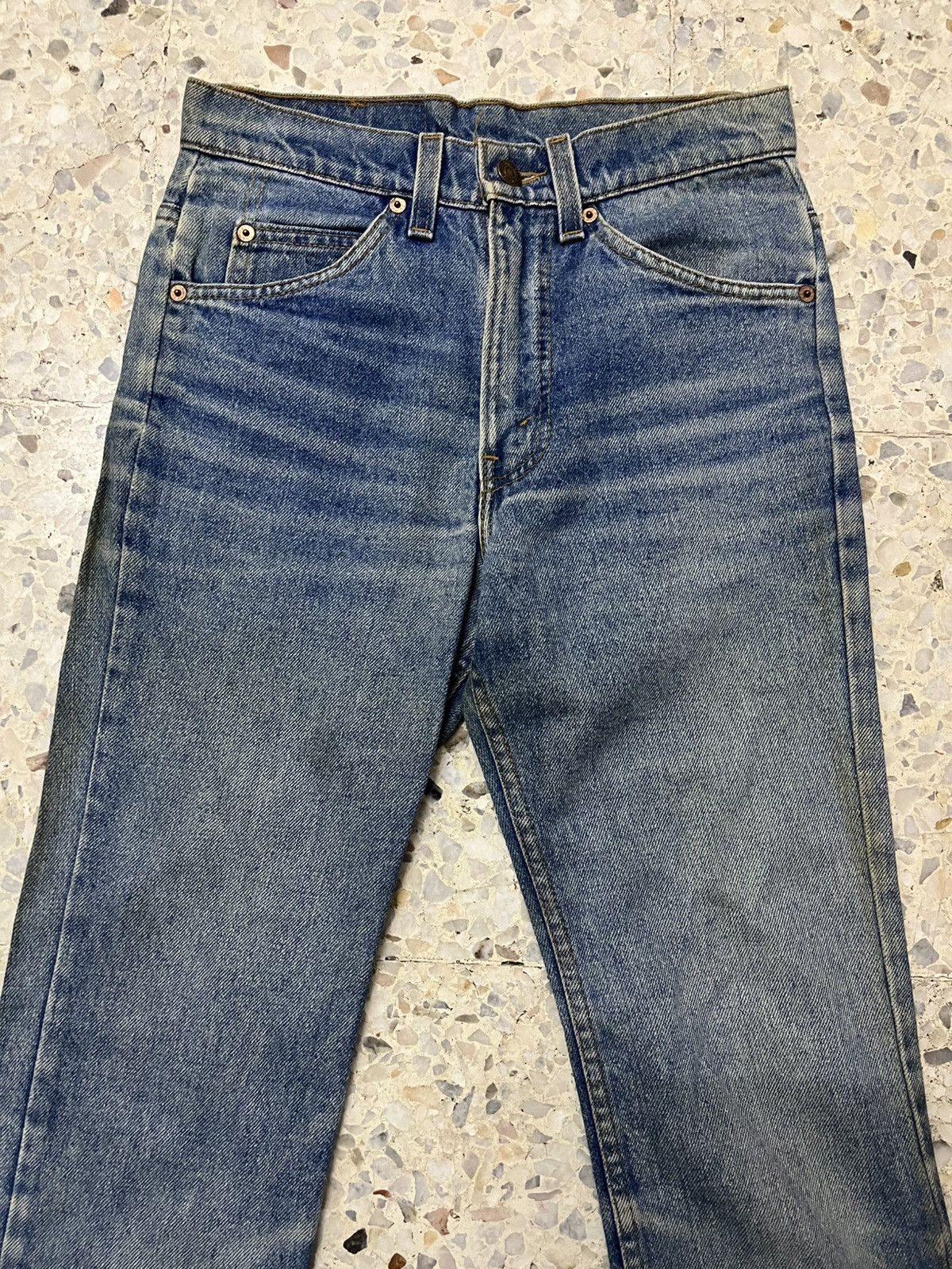 Levi's Vintage 90s Levi’s 517 distressed denim bootcut Size US 28 / EU 44 - 4 Thumbnail