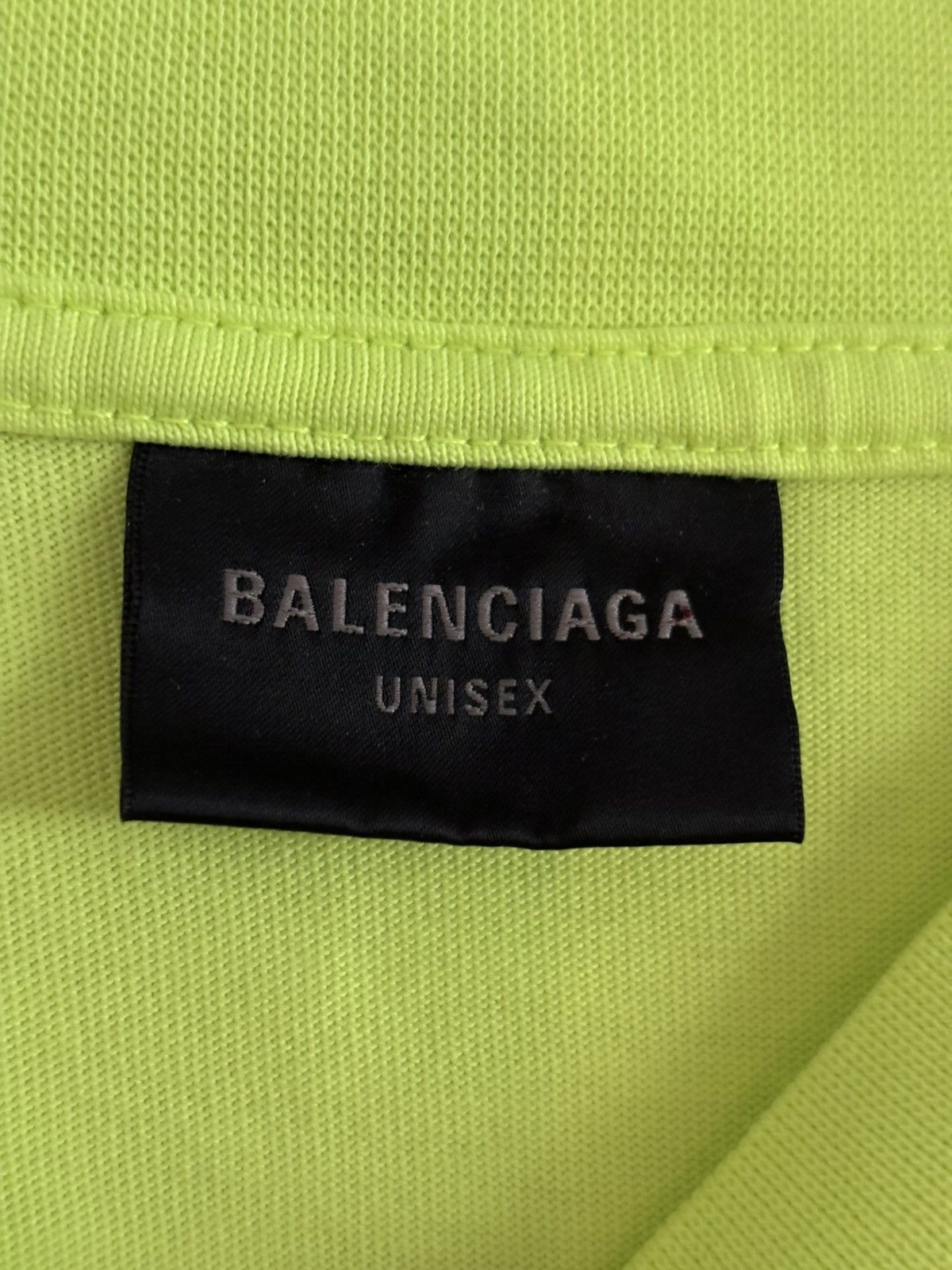 Balenciaga Balenciaga Yellow Layered Sports Oversized T-Shirt Size US L / EU 52-54 / 3 - 4 Thumbnail