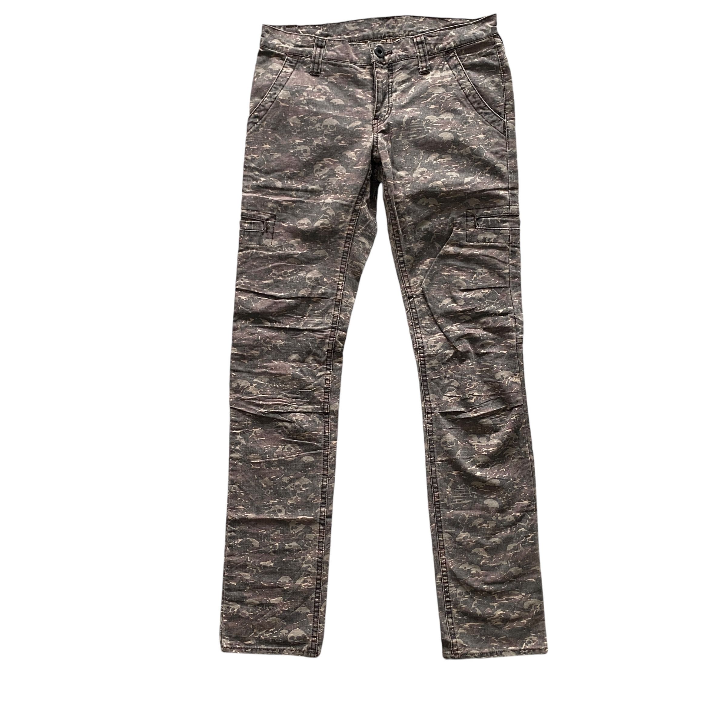 Hysteric Glamour × Japanese Brand Hysteric Glamour Skull Punk Ripstop Cargo Pants Size US 29 - 1 Thumbnail