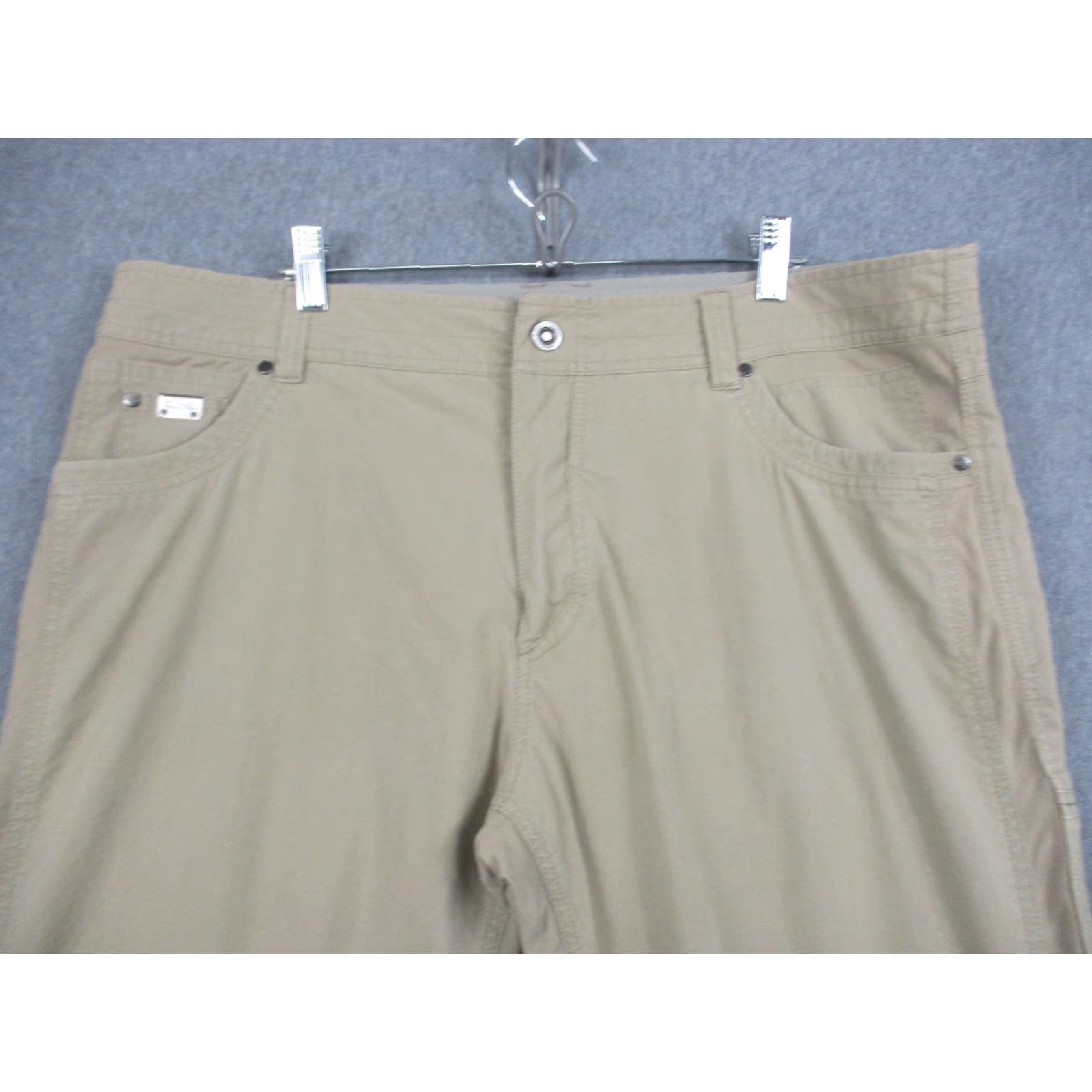 Vintage Kühl Radikl Pants Mens 40x30 Khaki Hiking Outdoor Stretch Nylon Blend Casual Shirt? Size US 40 / EU 56 - 2 Thumbnail