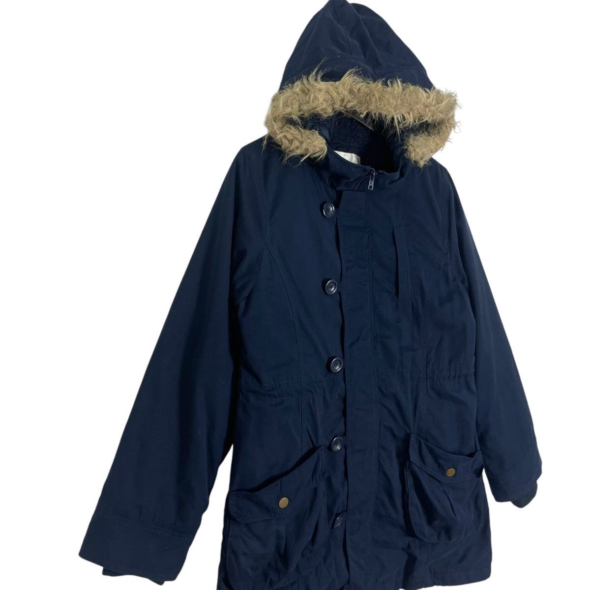 If Six Was Nine Vintage Colza Japanese Brand Faux Fur Hoodie Parka Jacket Size US M / EU 48-50 / 2 - 2 Thumbnail