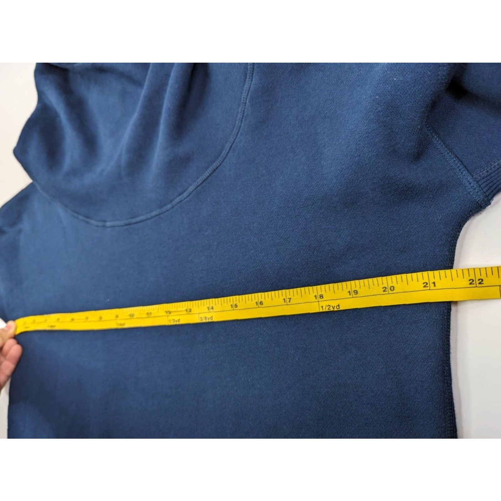 Vintage Zyia Active Women’s Navy Blue Oh So Soft Hoodie with Thumbholes Size XS Size XS / US 0-2 / IT 36-38 - 6 Thumbnail