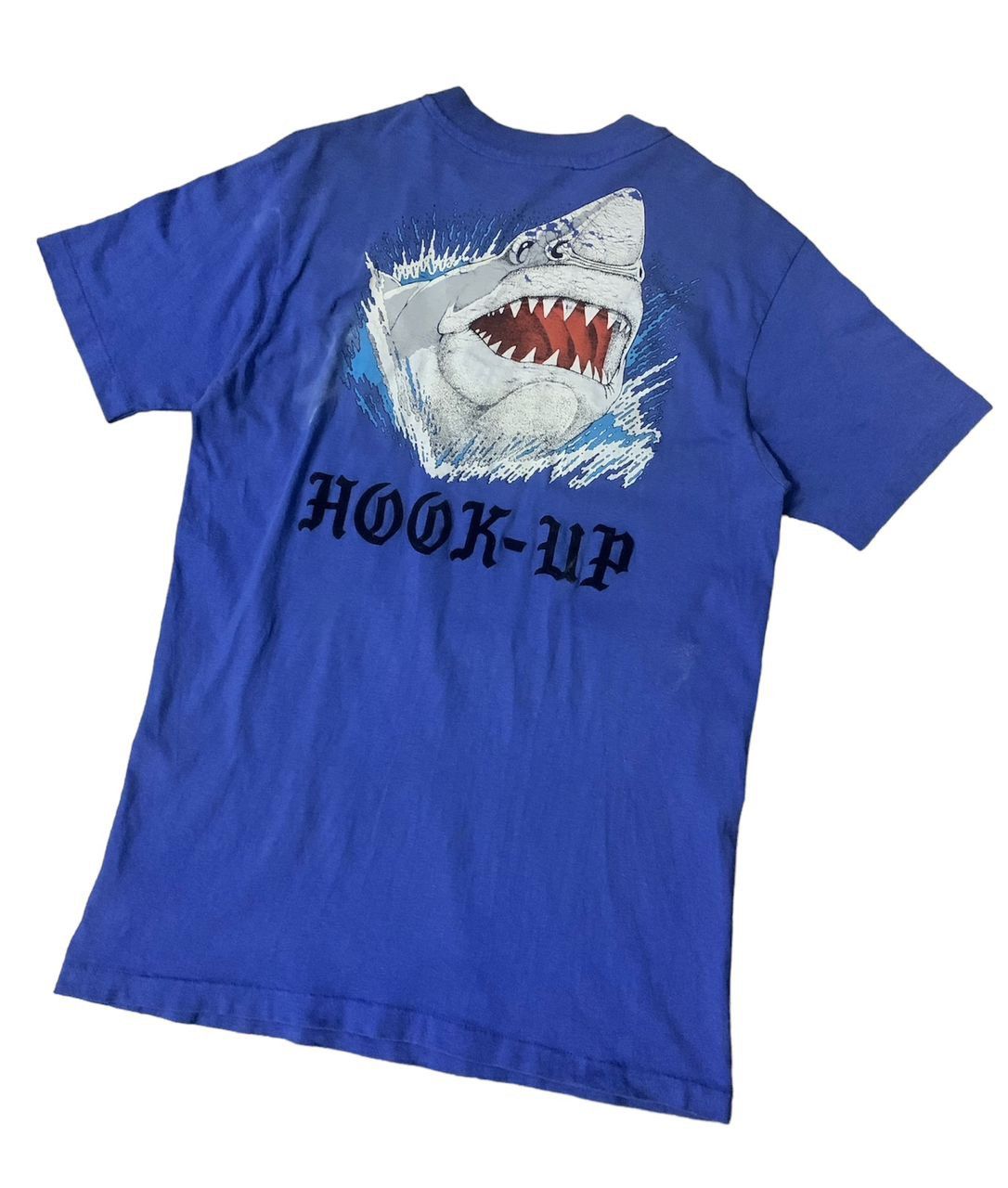 Hook-Ups × Vintage × Welcome Skateboards Vintage Hook Up Jaws TShirt Size US M / EU 48-50 / 2 - 1 Thumbnail