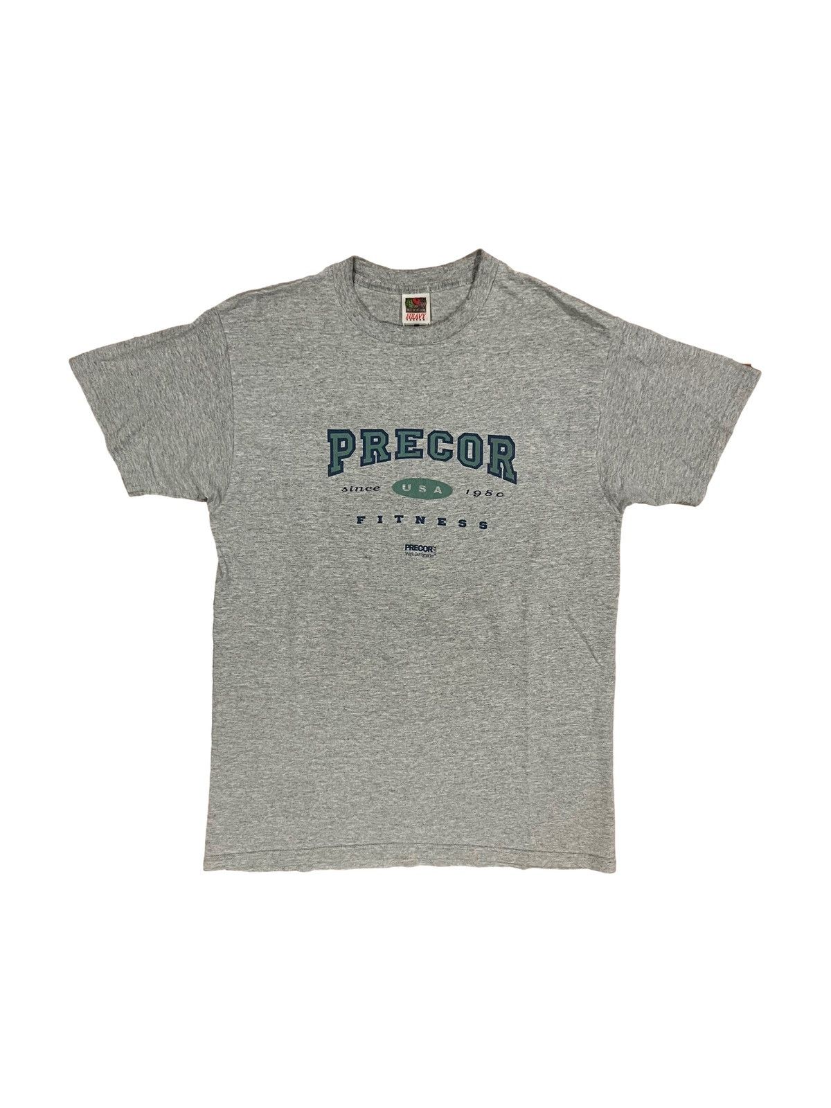 Fruit Of The Loom 90s Vintage Precor Fitness T-Shirt Size US L / EU 52-54 / 3 - 1 Thumbnail