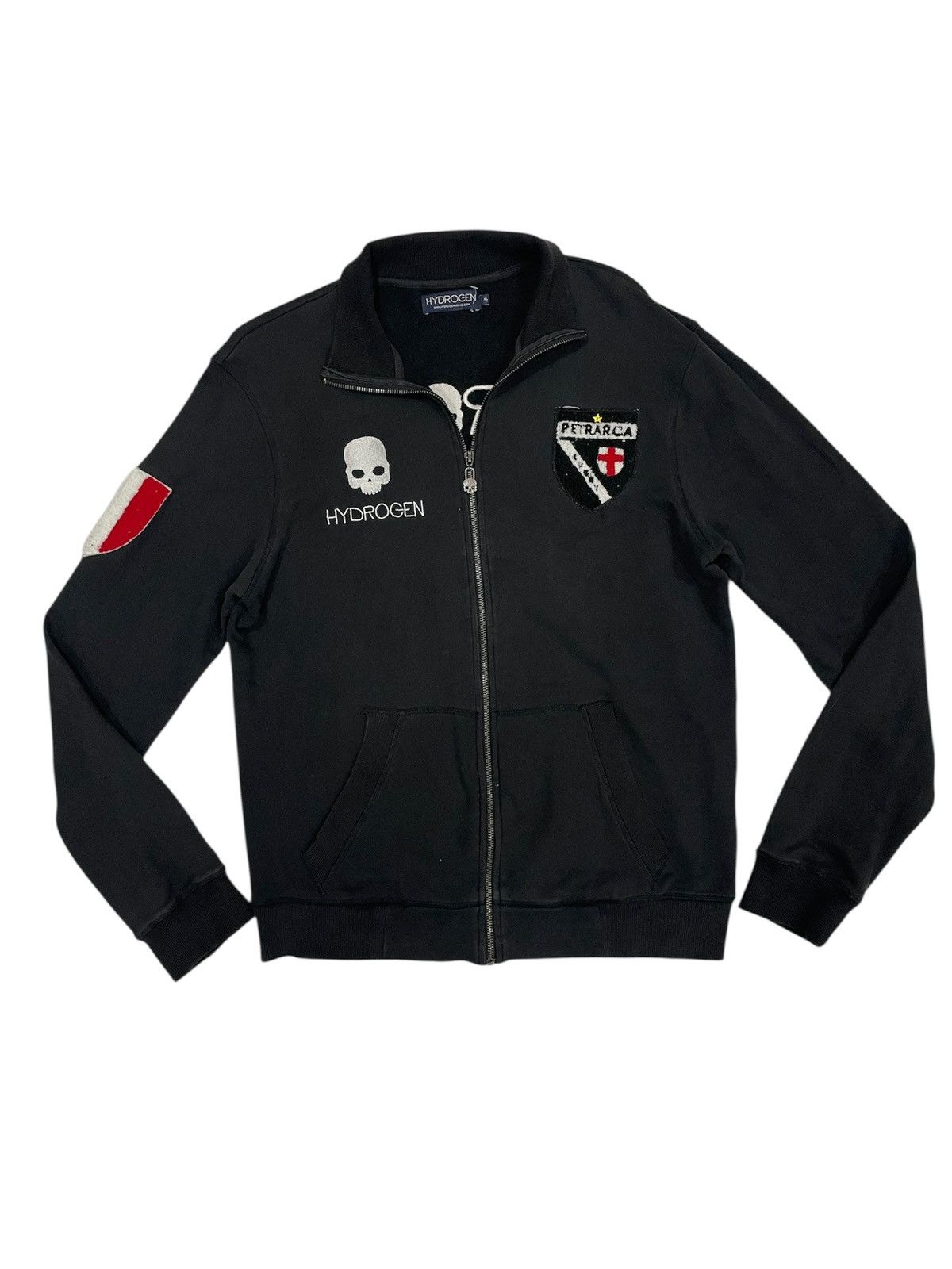 HYDROGEN Hydrogen Petrarca Trainer Jacket Zipper Embroidery Skull Size US XL / EU 56 / 4 - 1 Thumbnail