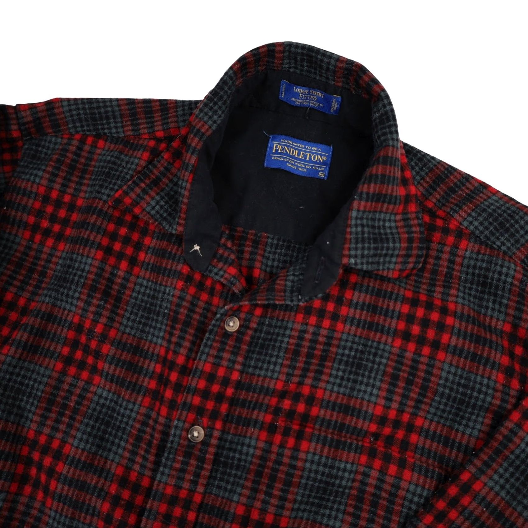 Pendleton Pendleton Mens M %100 Wool Lodge Shirt Multicolor Button-Up Long Sleeve Regular Adult Medium Mens Size US M / EU 48-50 / 2 - 2 Thumbnail