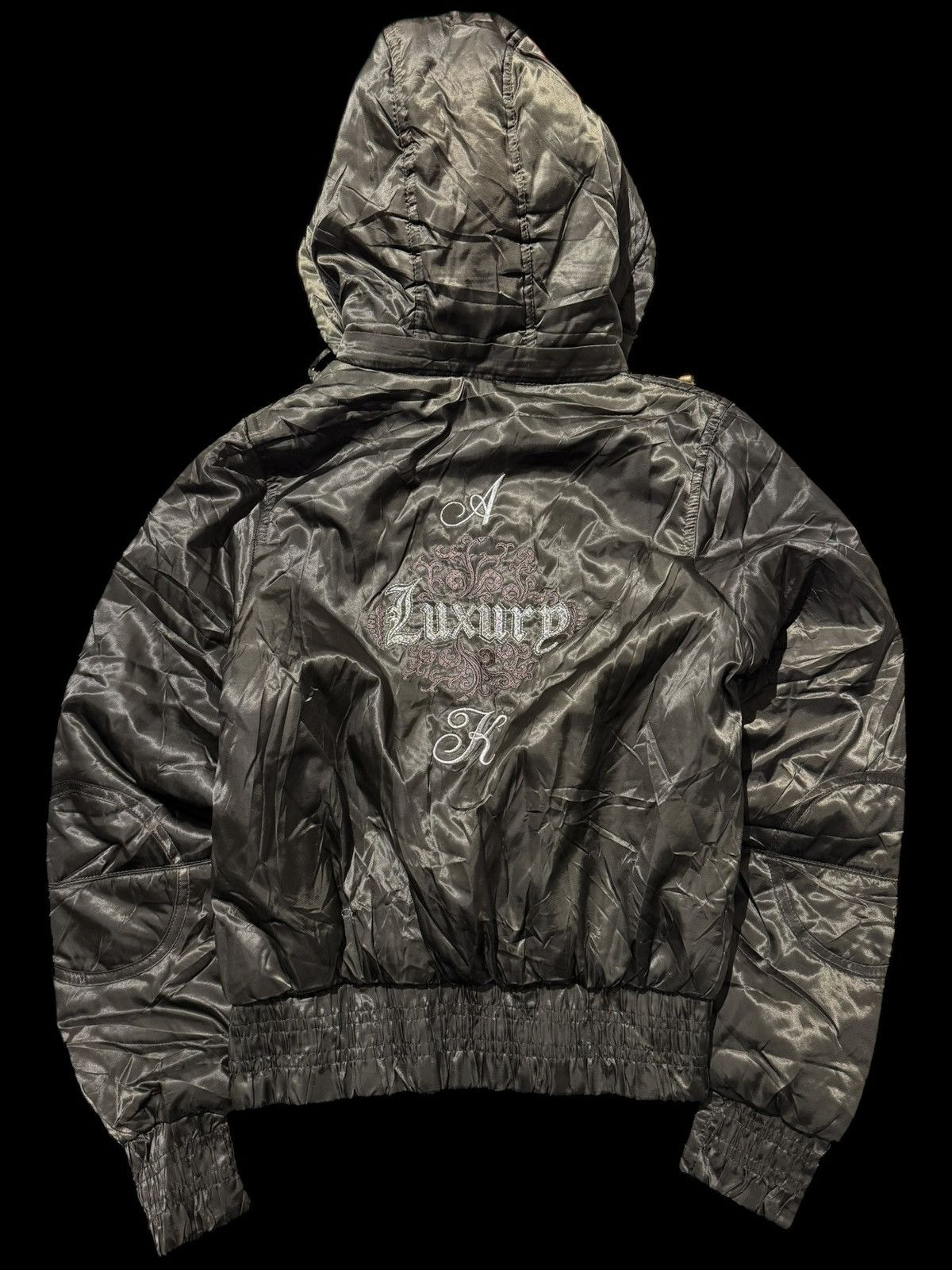 Other Hooded Bomber Jacket Y2K Size L / US 10 / IT 46 - 2 Thumbnail
