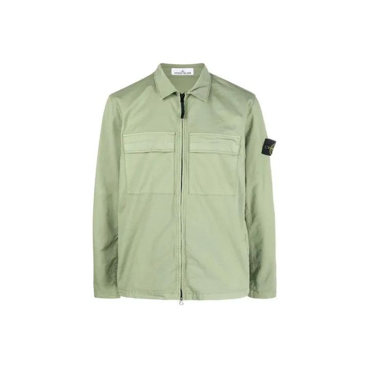 Stone Island Stone Island SS23 Long Sleeve Pocket Shirt Jacket Size US XL / EU 56 / 4 - 1 Thumbnail
