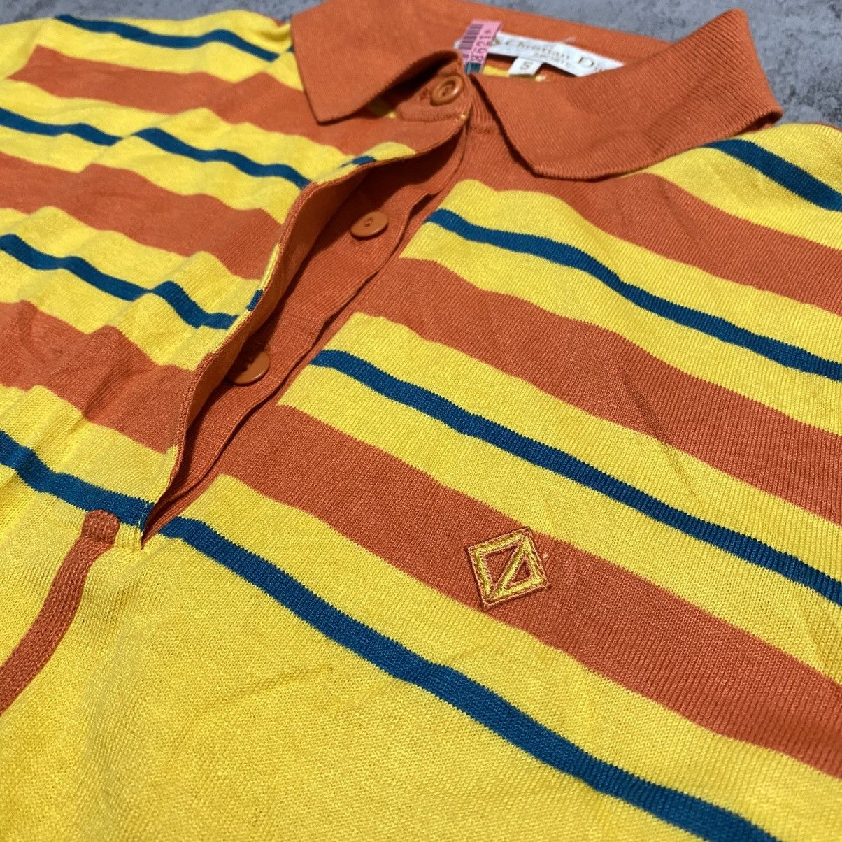 Dior 90s CHRISTIAN DIOR SPORTS KNITTED POLO SHIRT Size S / US 4 / IT 40 - 4 Thumbnail