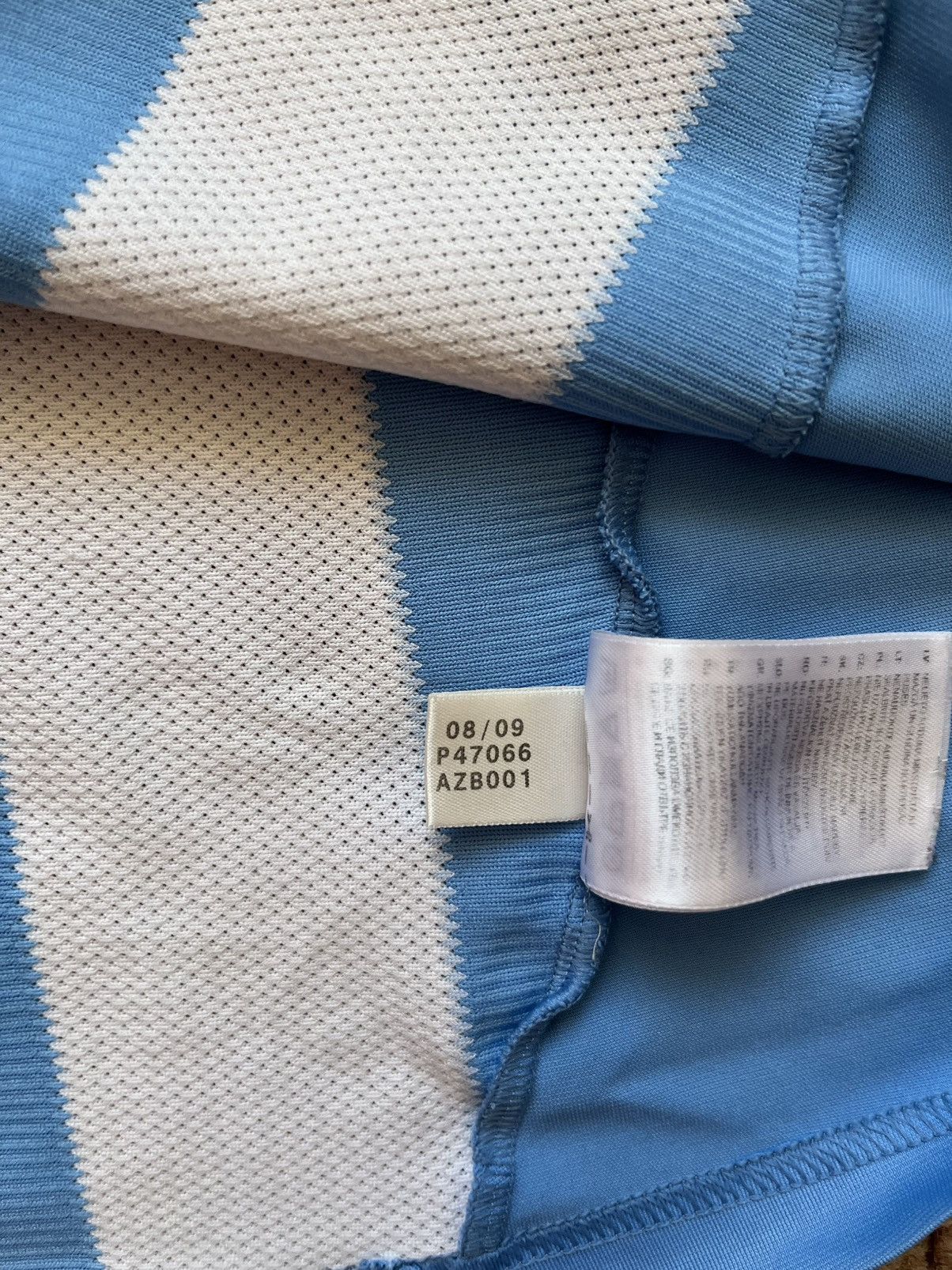Adidas Vintage Adidas Argentina 2009-2010 Home Soccer Jersey Size US L / EU 52-54 / 3 - 5 Thumbnail