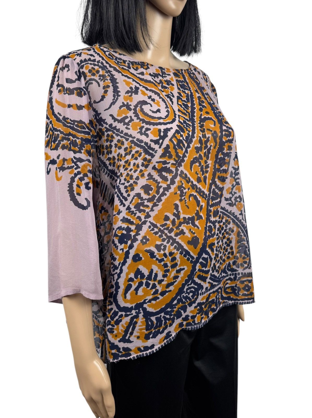 Dries Van Noten Dries Van Noten Silk Printed Blouse size 42 Size M / US 6-8 / IT 42-44 - 3 Thumbnail