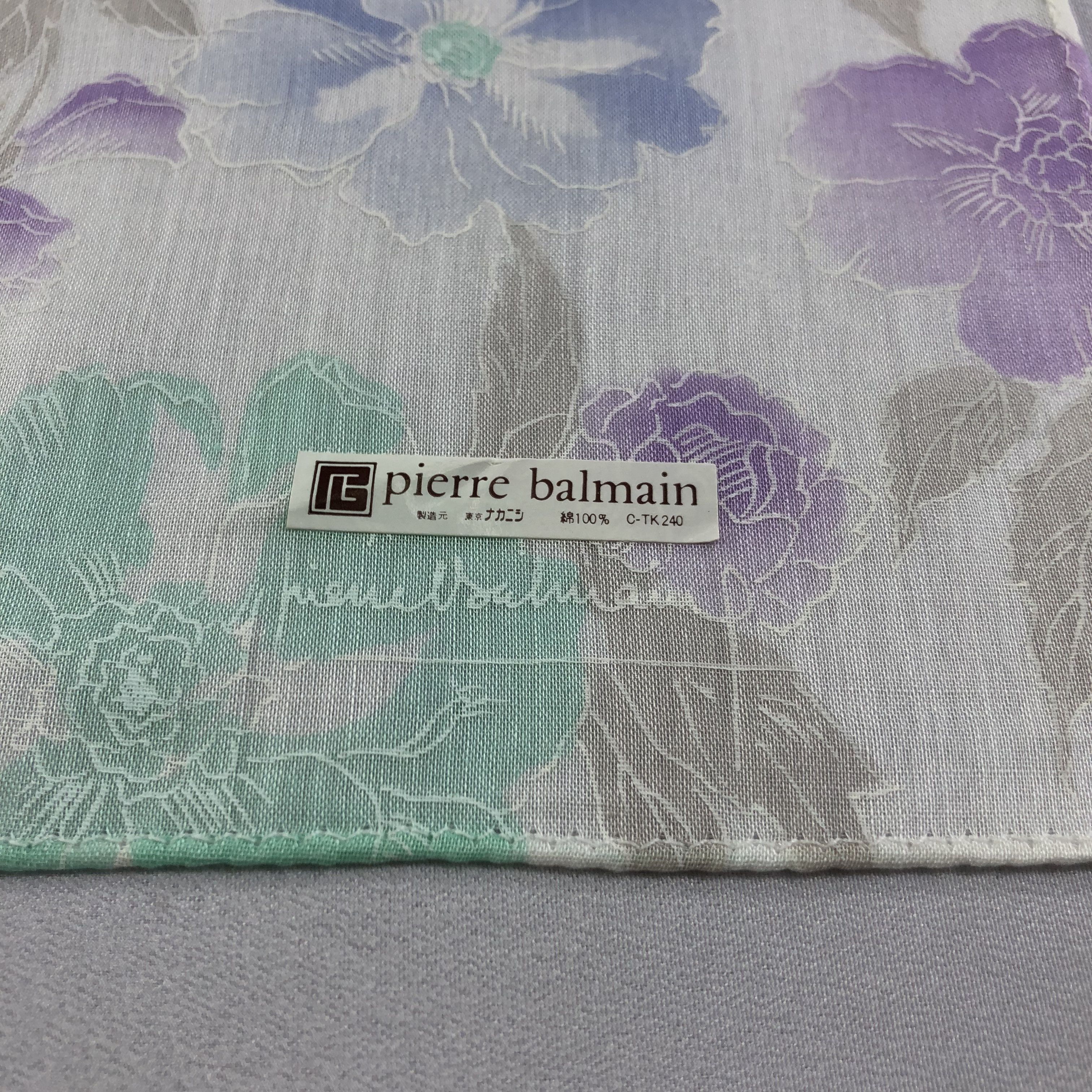 Pierre Balmain Pierre Balmain Handkerchief Neckerchief Bandana H1625 Size ONE SIZE - 4 Thumbnail