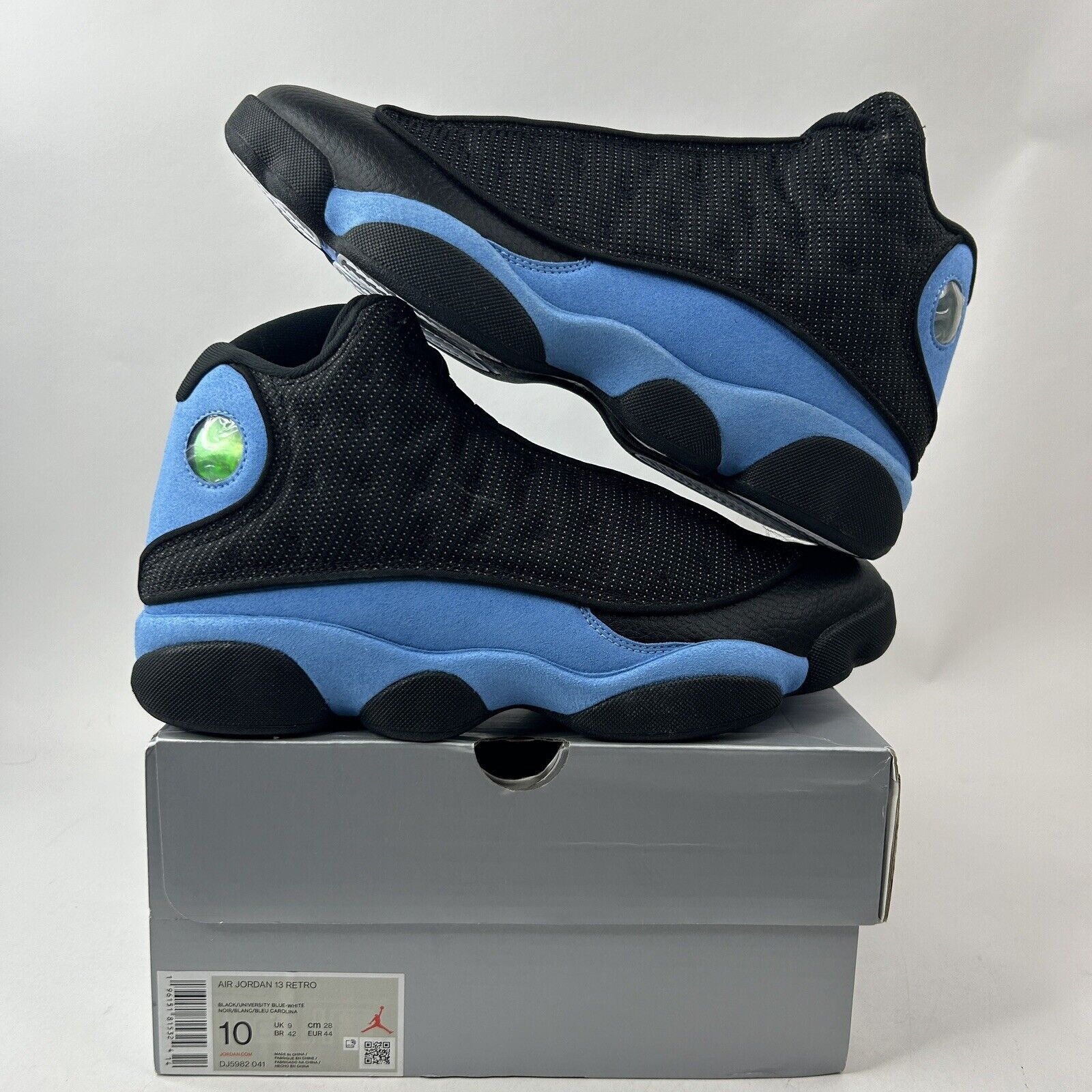 Nike Nike Air Jordan 13 Retro OG “Black University Blue/UNC” 2024 Size US 10 / EU 43 - 1 Thumbnail