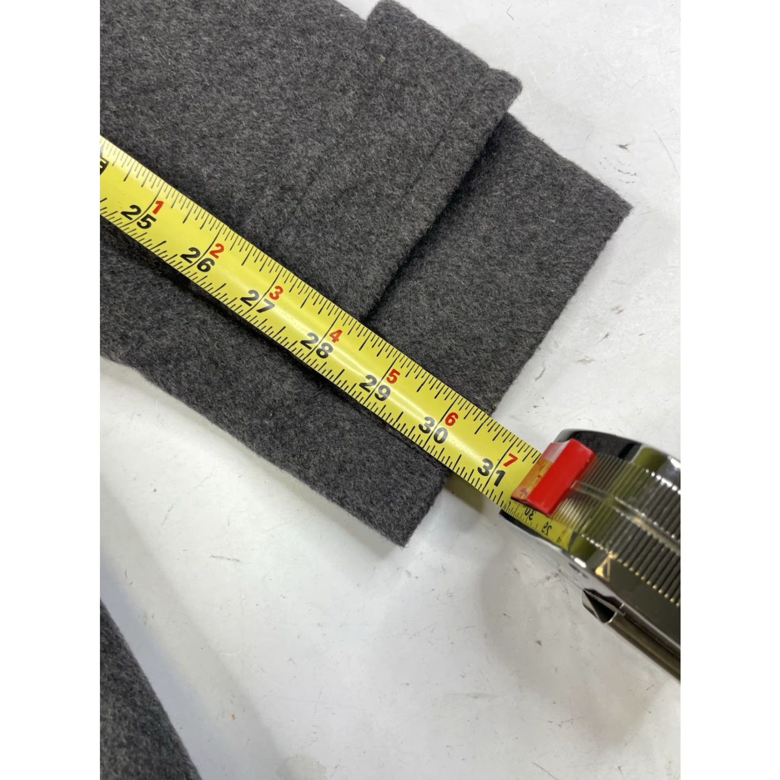 Ralph Lauren VINTAGE Lauren by Ralph Lauren Women's Hooded Pea Coat Jacket Charcoal XL Size XL / US 12-14 / IT 48-50 - 7 Thumbnail