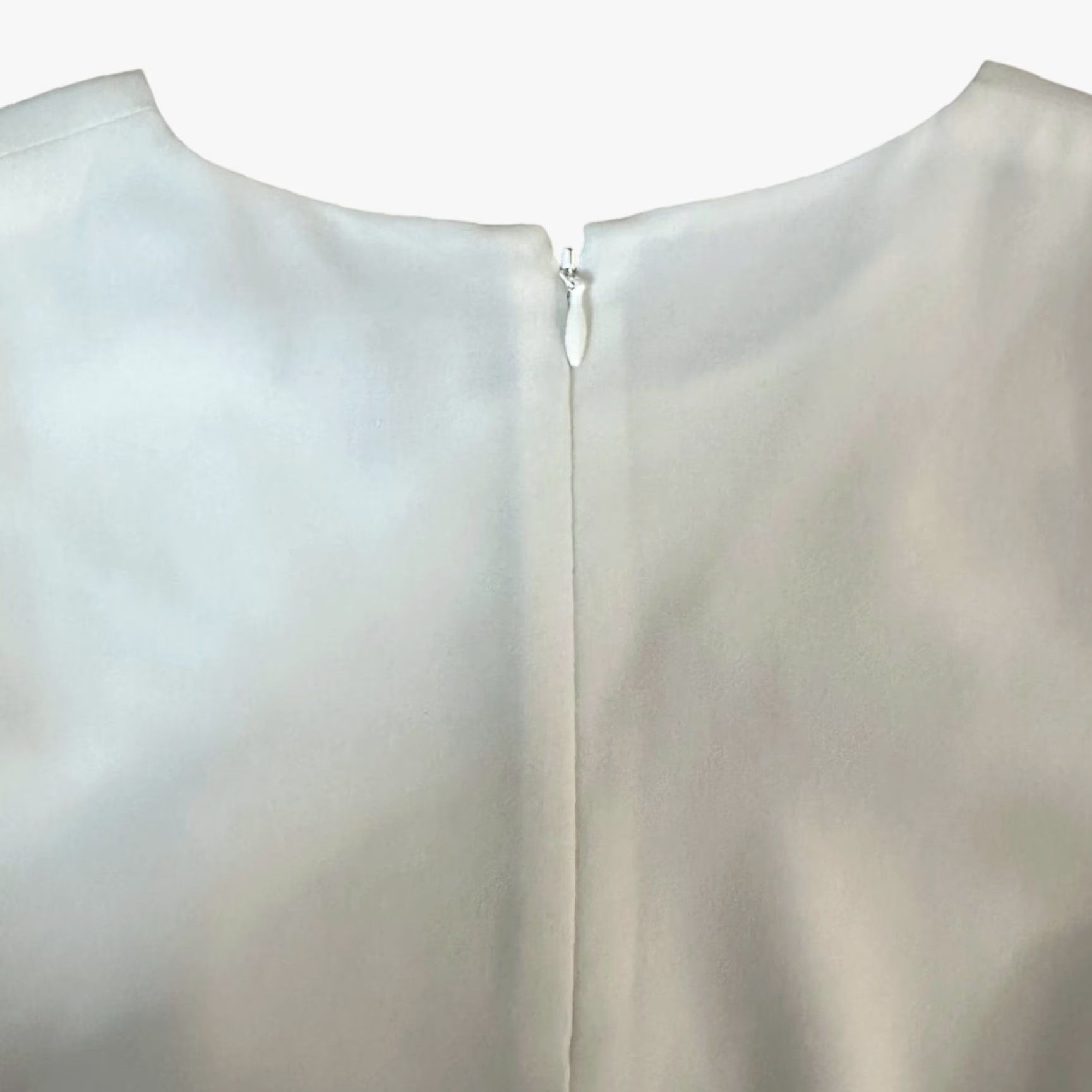 Theory Theory Anastaza Winslow Crepe Layered Top Ivory Women's Size Small Size S / US 4 / IT 40 - 6 Thumbnail