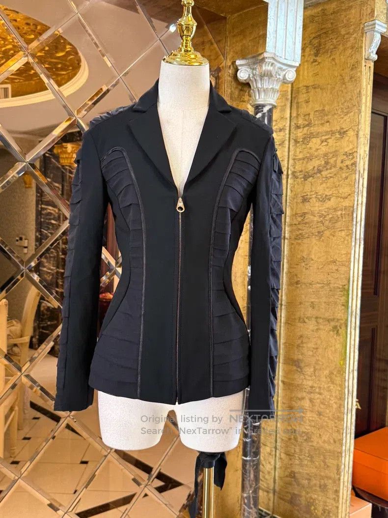 Versace Versace Mesh paneled casual sporty jacket top Size M / US 6-8 / IT 42-44 - 5 Thumbnail