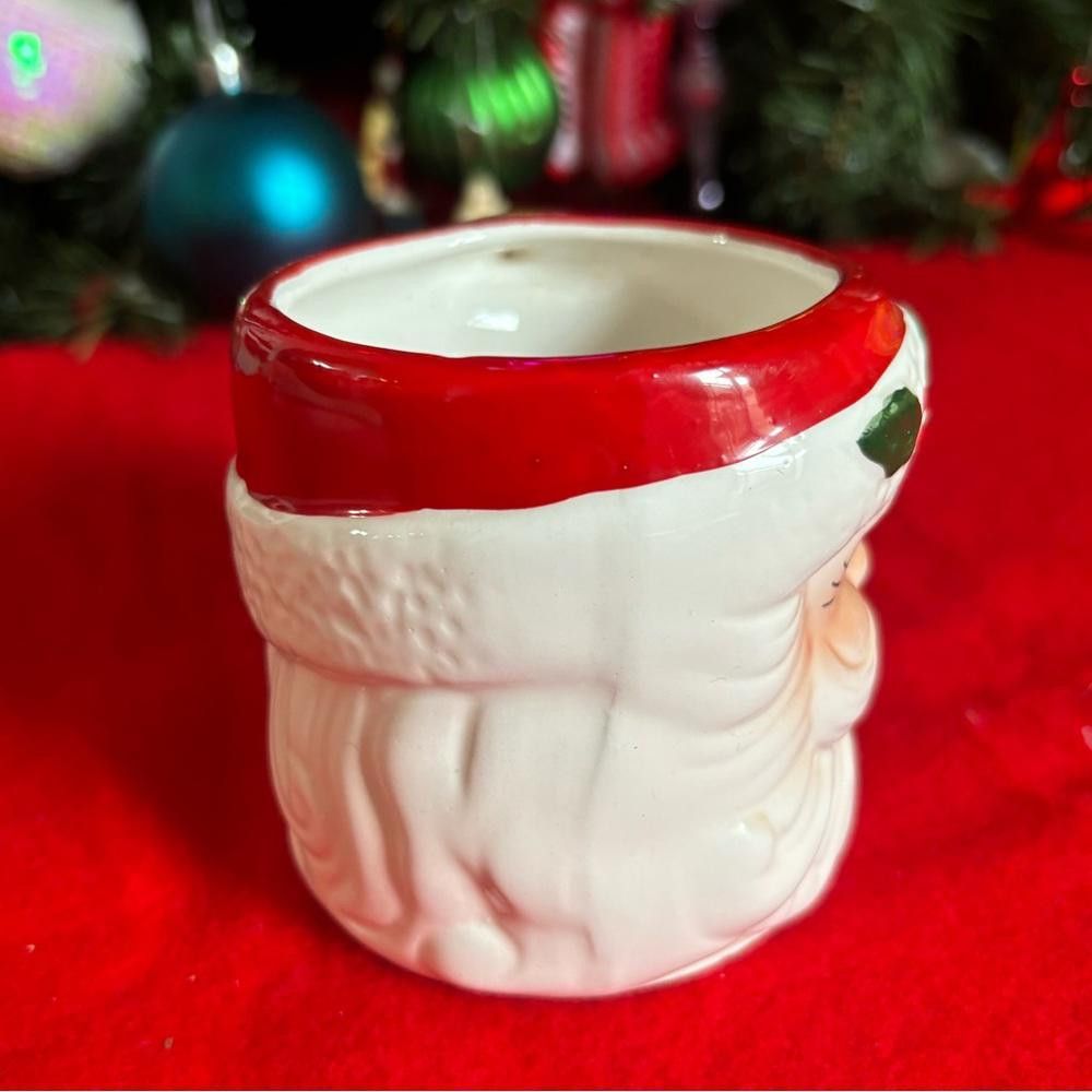 Designer Vintage Ceramic Santa Face Mug Size ONE SIZE - 4 Thumbnail