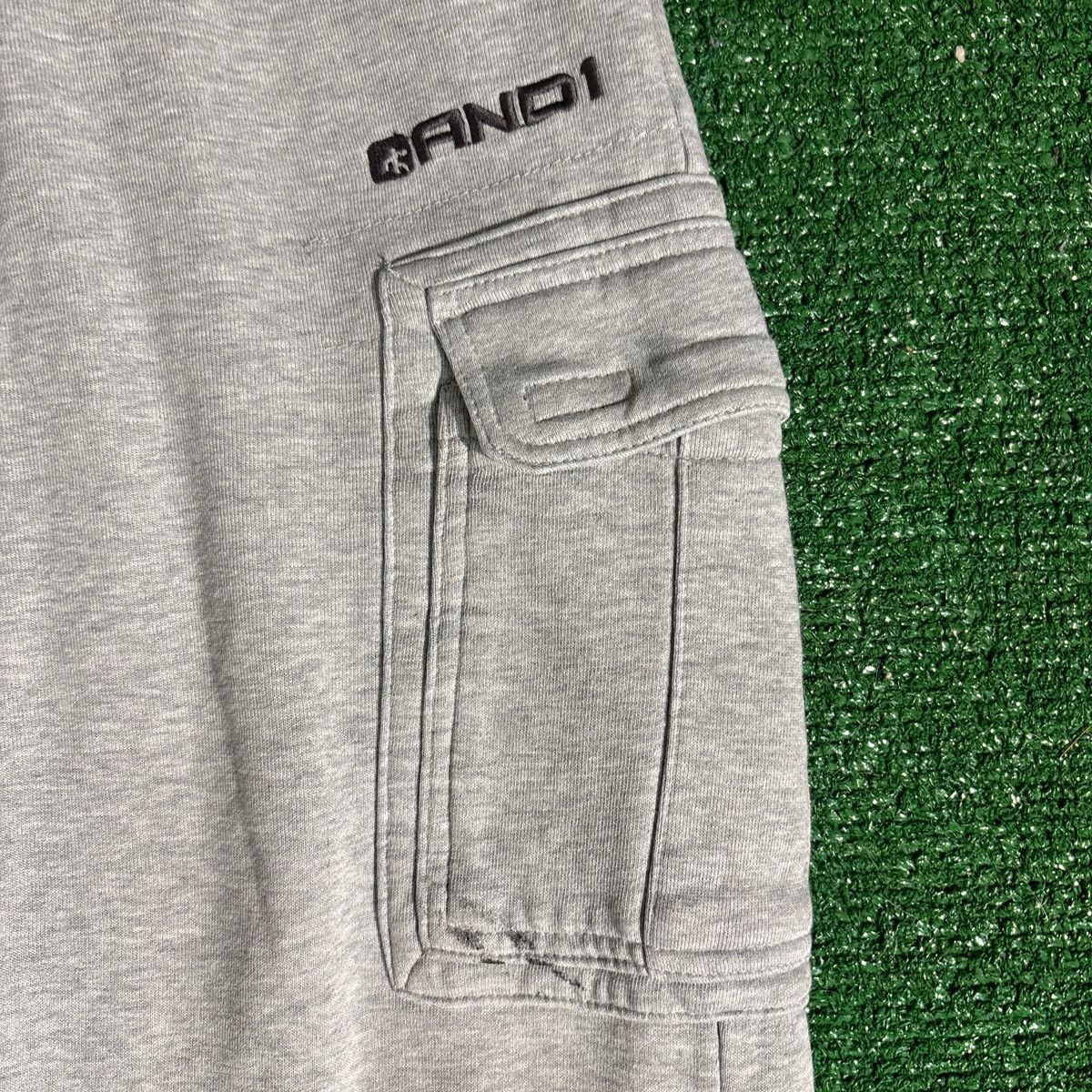 Other Y2K AND1 Baggy Grey Sweatpants Size L Size US 36 / EU 52 - 2 Thumbnail