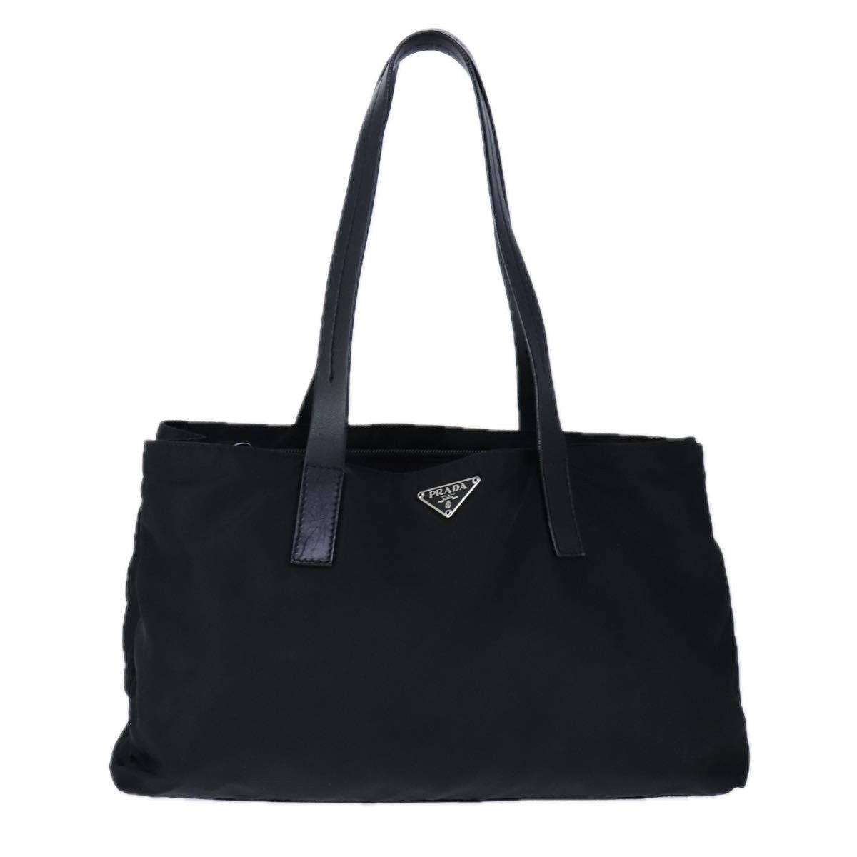 Prada Tessuto Black Synthetic Shoulder Bag (Pre-Owned) Size ONE SIZE - 1 Thumbnail