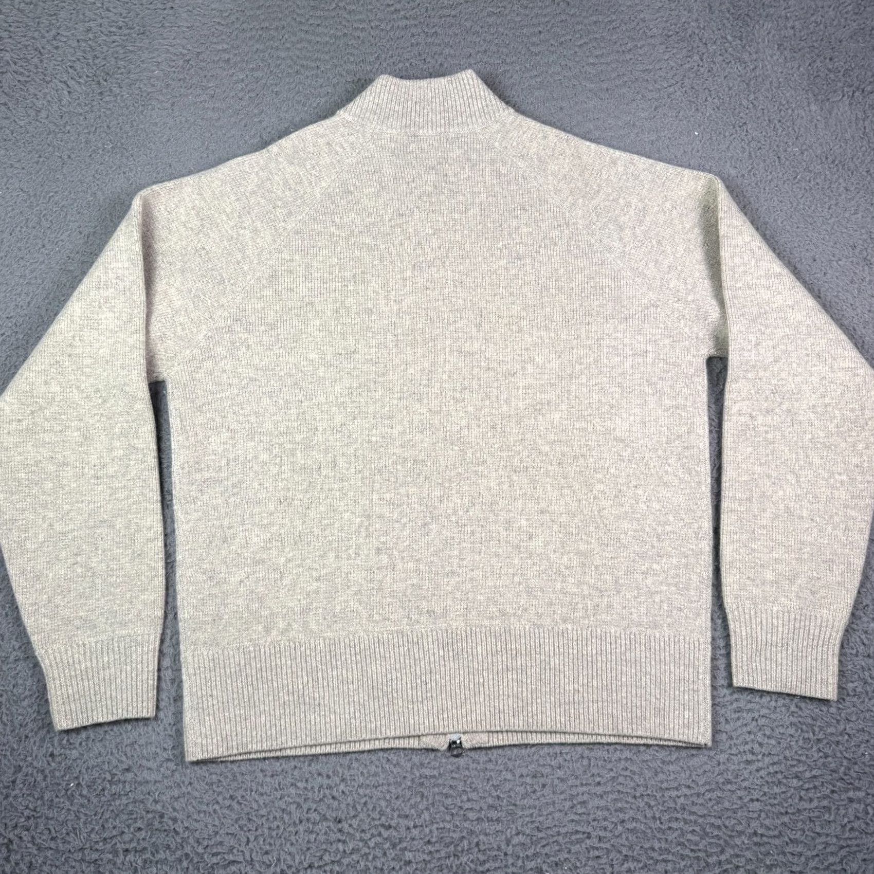 Buck Mason Buck Mason Heritage Full Zip Cardigan Sweater Mens M Heather Elk Merino Wool, Regular, Casual Knit, Buck Mason, Cardigan, Wool, Heather Elk, M, Mens Size US M / EU 48-50 / 2 - 5 Thumbnail