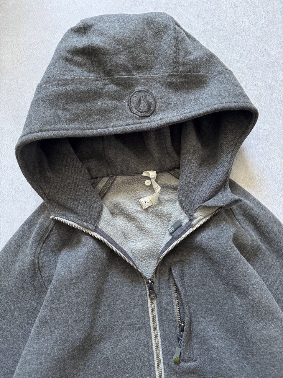 Lululemon Lululemon Grey Hoodie Heavyweight Technical Full Zip Size US M / EU 48-50 / 2 - 10 Thumbnail