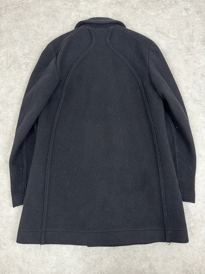Comme des Garcons AW2003 Comme des Garçons Homme Plus Black Wool Officer Coat Size US L / EU 52-54 / 3 - 4 Thumbnail