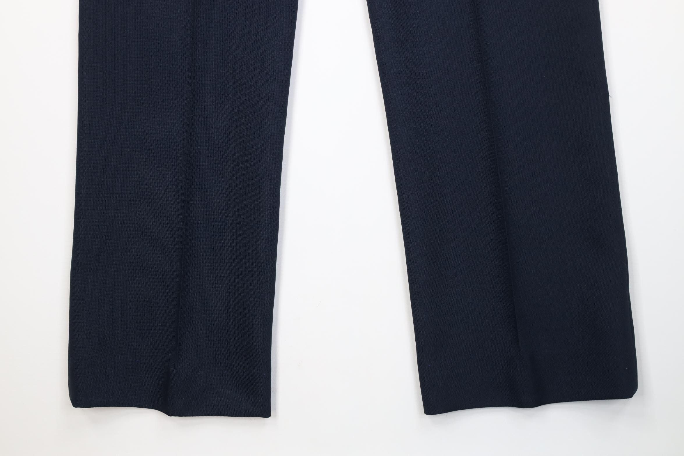 Vintage Vintage 70s Streetwear Flared Wide Leg Chino Pants Blue USA Size US 36 / EU 52 - 14 Thumbnail