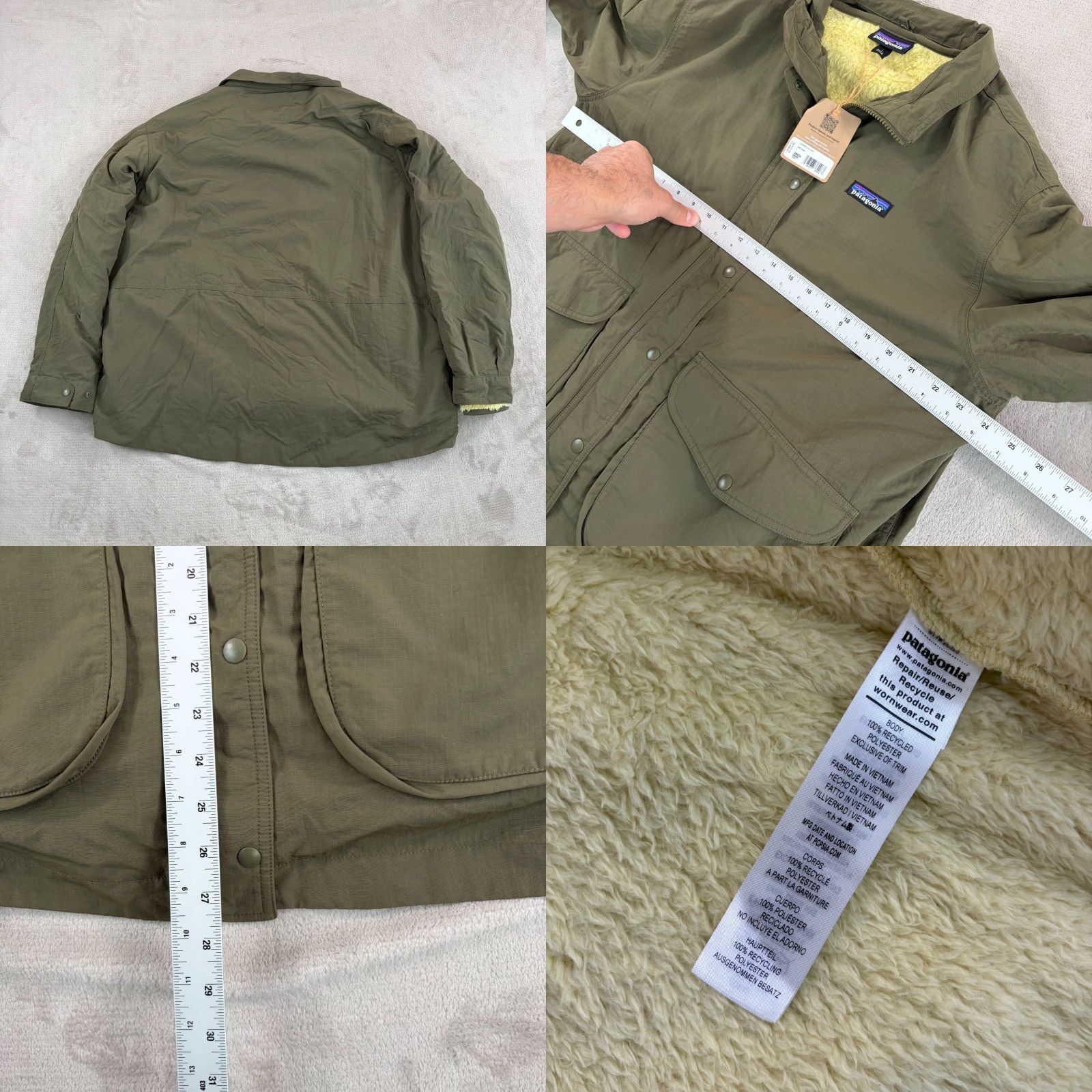 Patagonia Patagonia Skysail 3-in-1 Coat Women Large Green Nylon Waterproof Windproof Zipper Pockets 3-in-1 Jacket L Knit NWT Fabric: Soft Shell/Polyester Lining Size L / US 10 / IT 46 - 8 Thumbnail