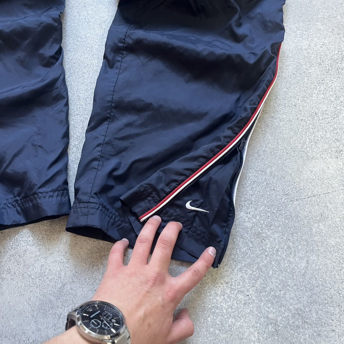 Nike Vintage Nike Track Pants Nylon Drill Y2K Style Size US 30 / EU 46 - 6 Thumbnail