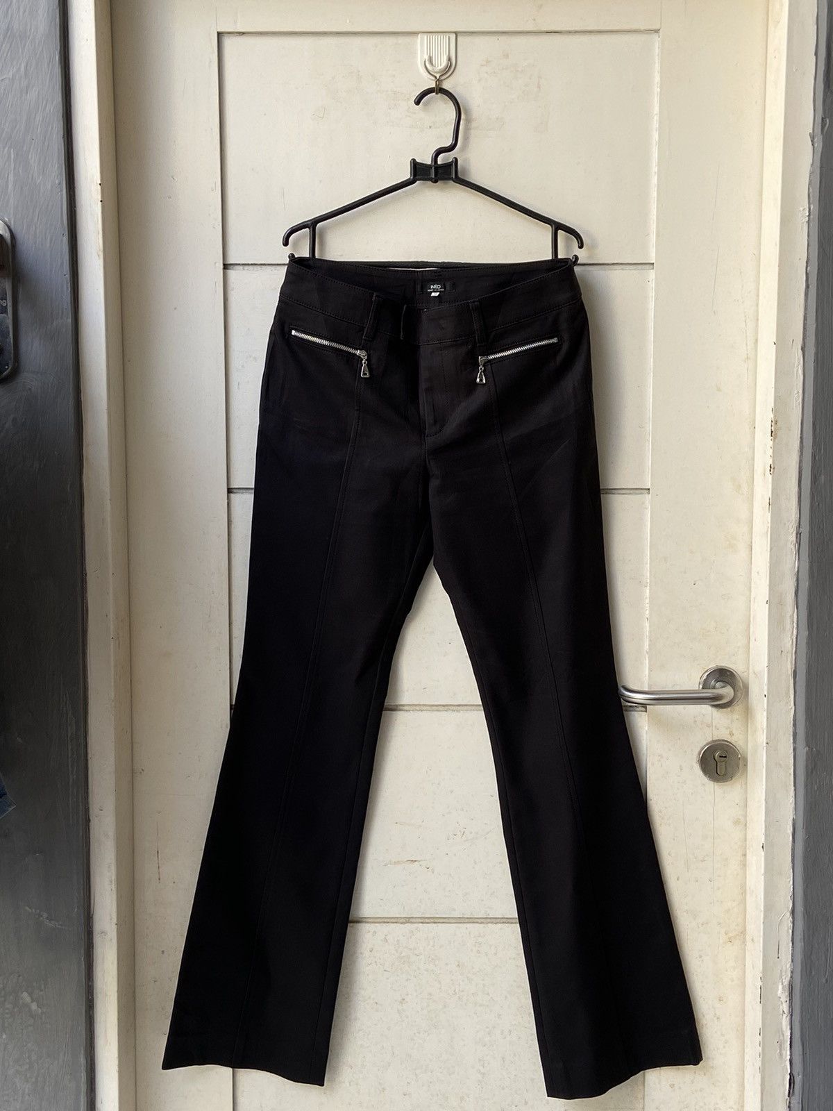 image of Yohji Yamamoto Ined Made In Japan Black Long Pants, Men's (Size 29)