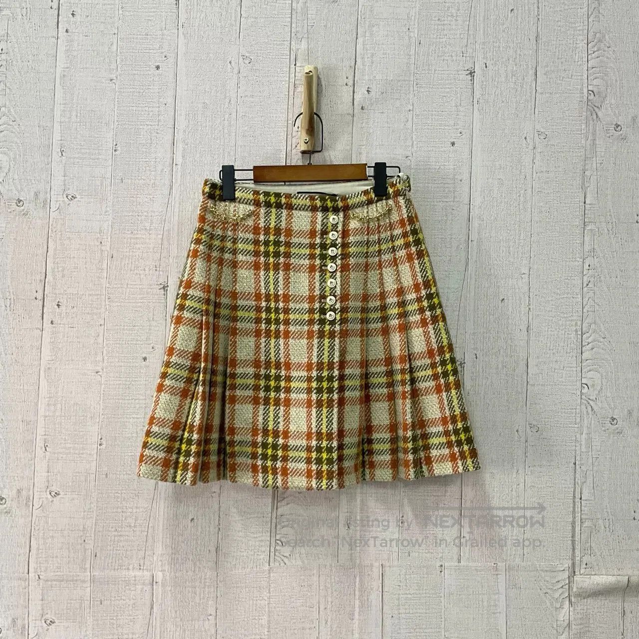 Gucci GUCCI Plaid Mini Skirt. Size 41" - 1 Thumbnail