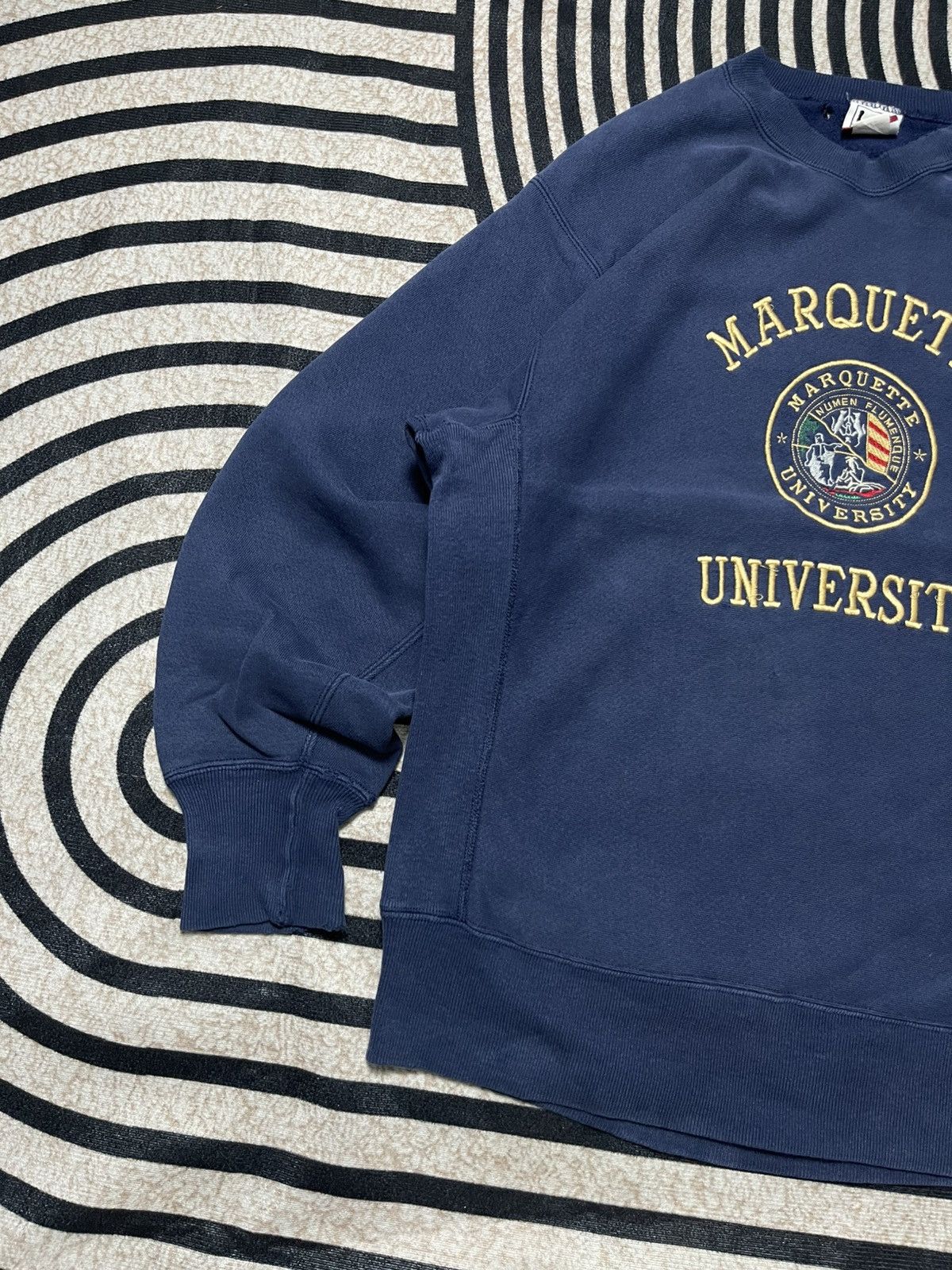 90s LEE X MARQUETTE UNIVERSITY DISTRESSED CREWNECK