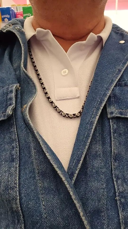Other Retro Locomotive Chain Link Necklace Accessories Chain Gift Size ONE SIZE - 7 Thumbnail