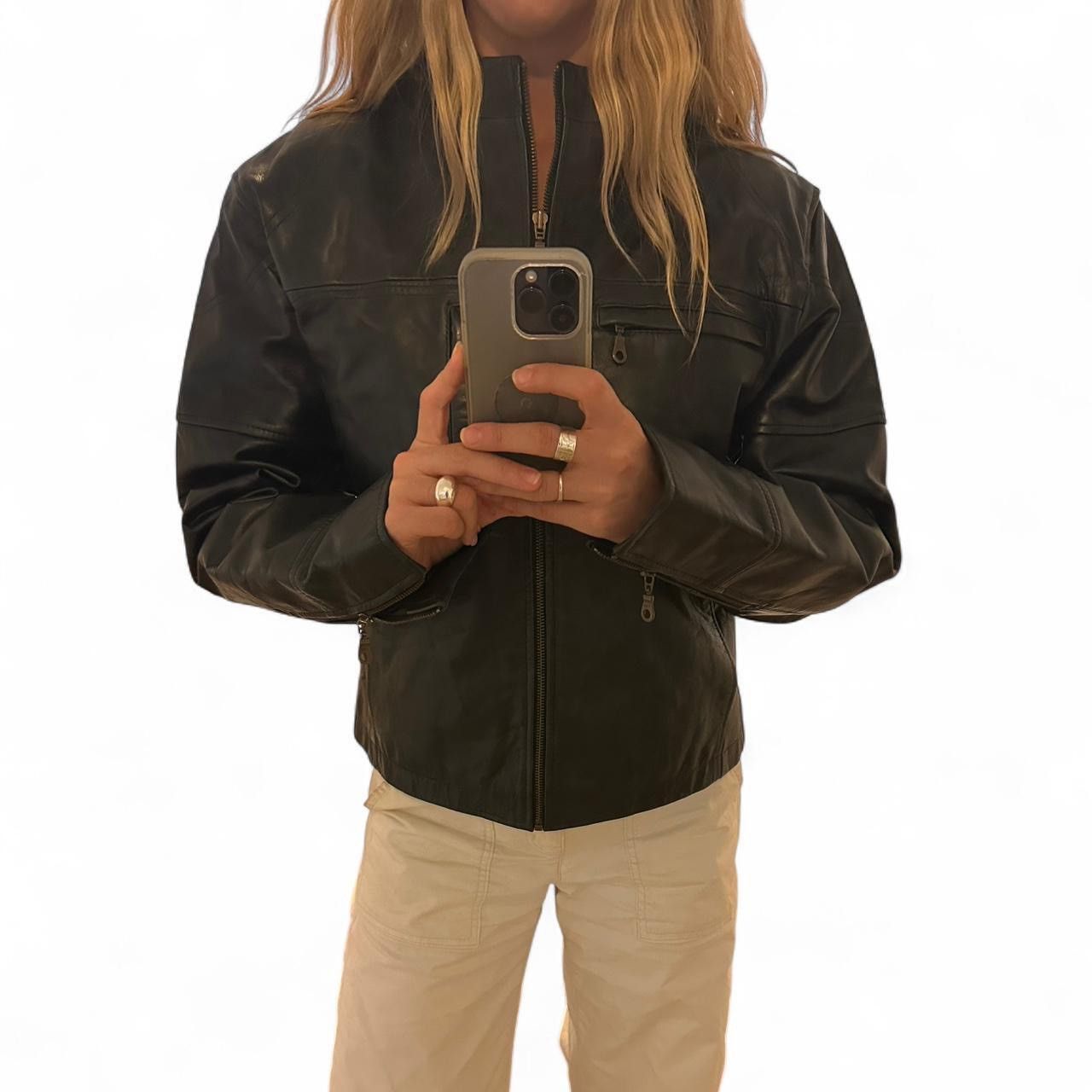 Other Vintage leather motorcycle jacket Size M / US 6-8 / IT 42-44 - 1 Thumbnail