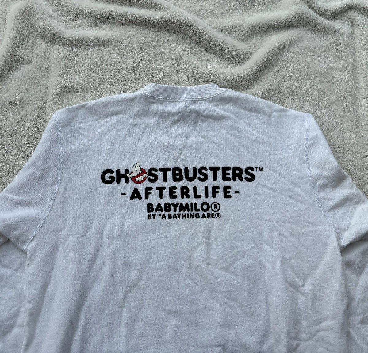 Bape Bape x Ghost-Busters White Crewneck Size US XL / EU 56 / 4 - 2 Thumbnail