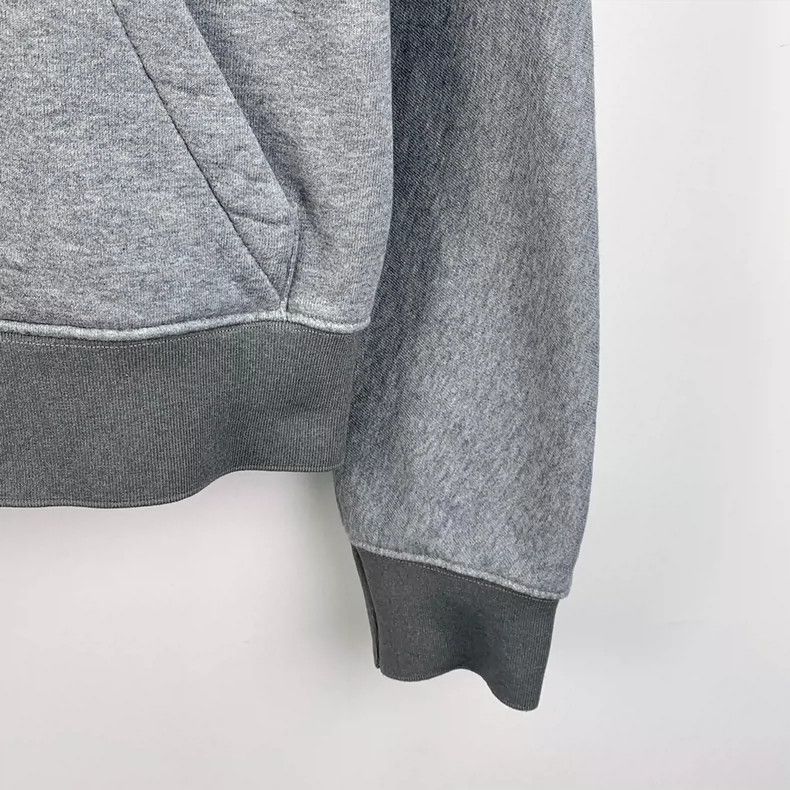 Balenciaga Balenciaga Grey Cotton Hooded Drawstring Long Sleeve Zip H Size US S / EU 44-46 / 1 - 4 Thumbnail