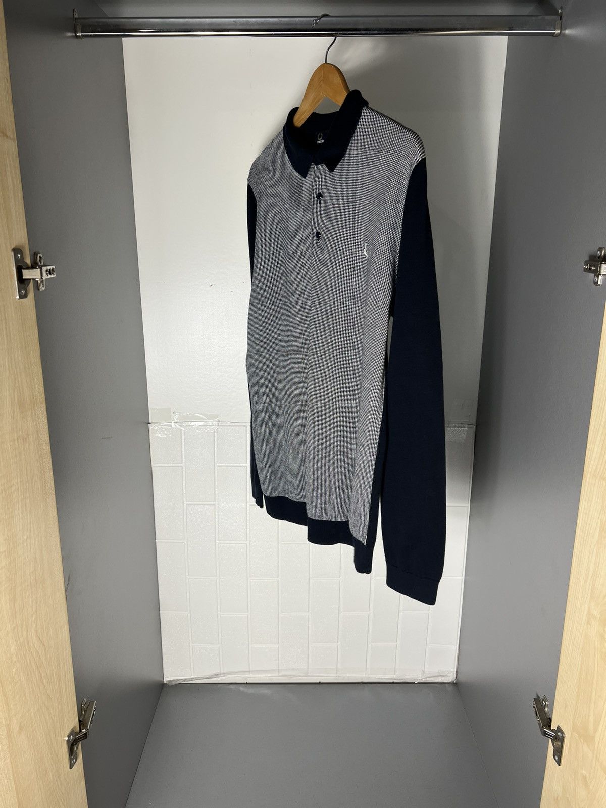 Fred Perry VINTAGE FRED PERRY LONG SLEEVE POLO CASUAL DESIGNER DELUX Size US L / EU 52-54 / 3 - 14 Thumbnail