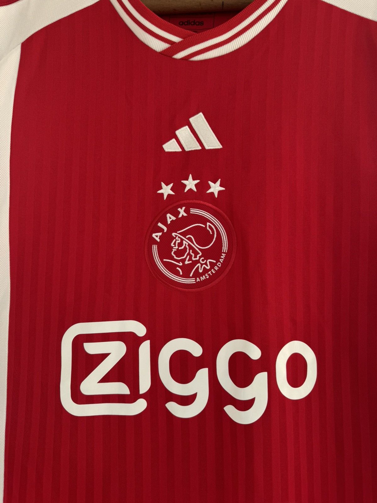Adidas Ajax 2023-2024 Home Soccer Jersey Football Shirt Kit Size US XL / EU 56 / 4 - 6 Thumbnail