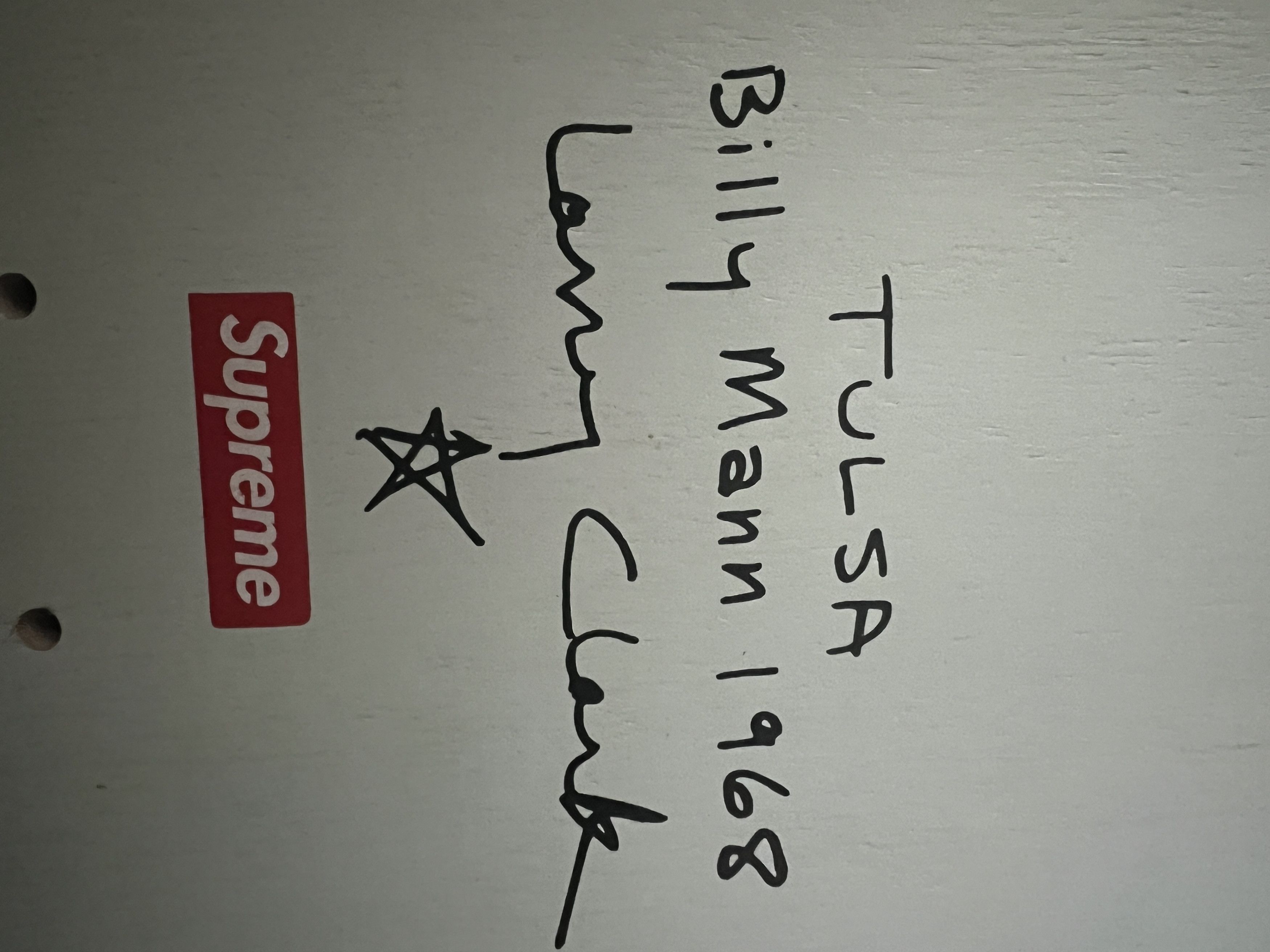 Supreme Supreme x Larry Clark Billy Mann Tulsa Skateboard (2005) Size ONE SIZE - 3 Thumbnail