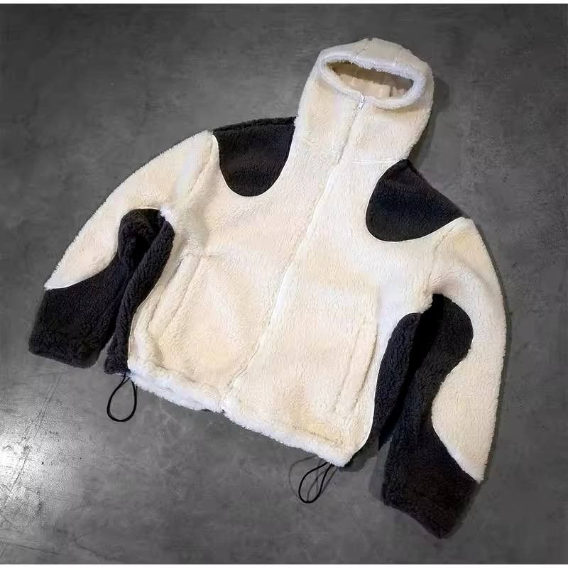 Japanese Brand × Vintage Men's insulated sheep's wool hooded fleece jacket Size US XL / EU 56 / 4 - 1 Thumbnail