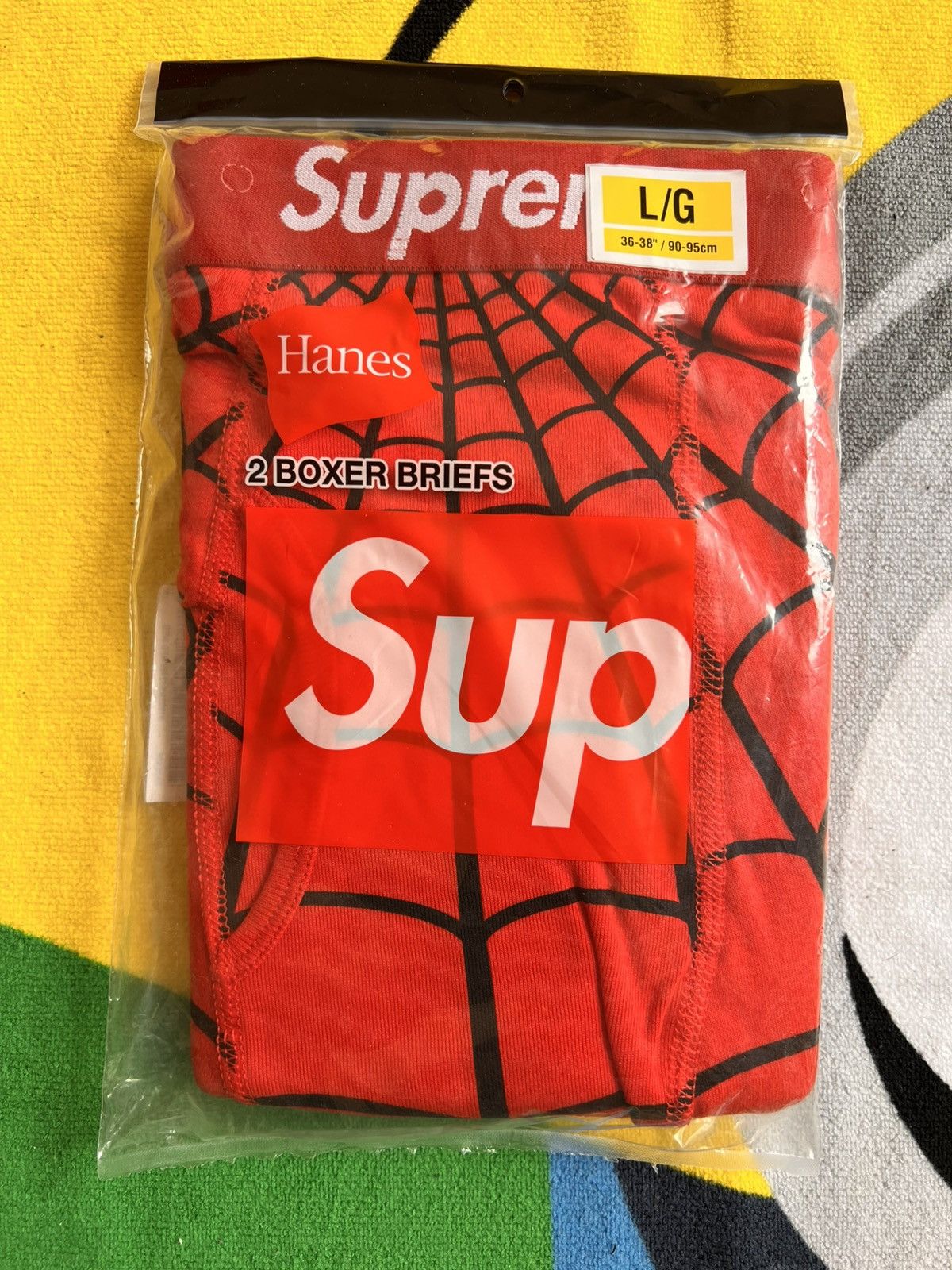 Supreme L Supreme Marvel Spider-Man Web Boxer Briefs hanes pack Red Size US 34 / EU 50 - 7 Thumbnail