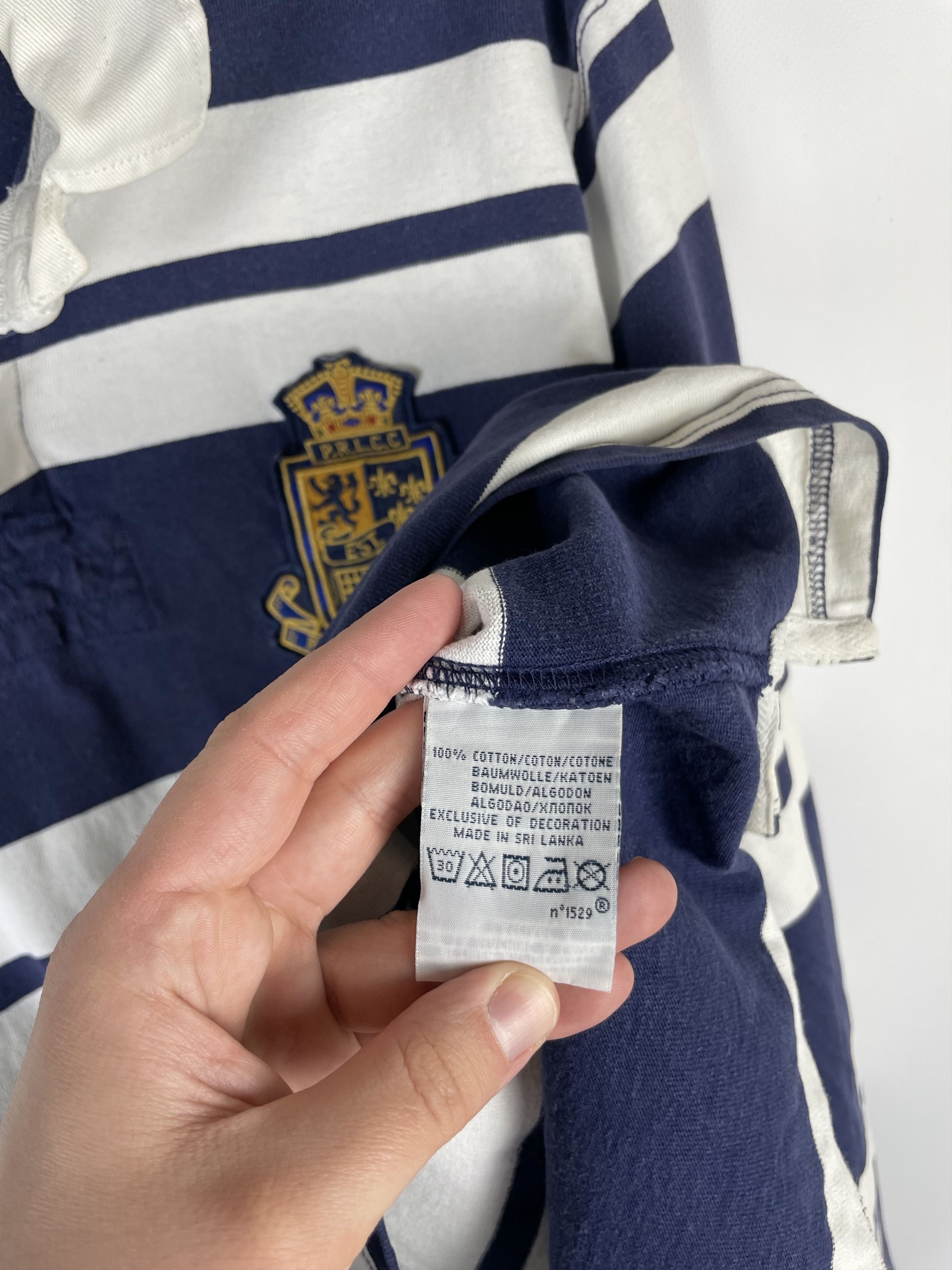 Polo Ralph Lauren Vintage 90s Polo Ralph Lauren Rugby Long Sleeve Shirt Size US XXL / EU 58 / 5 - 9 Thumbnail