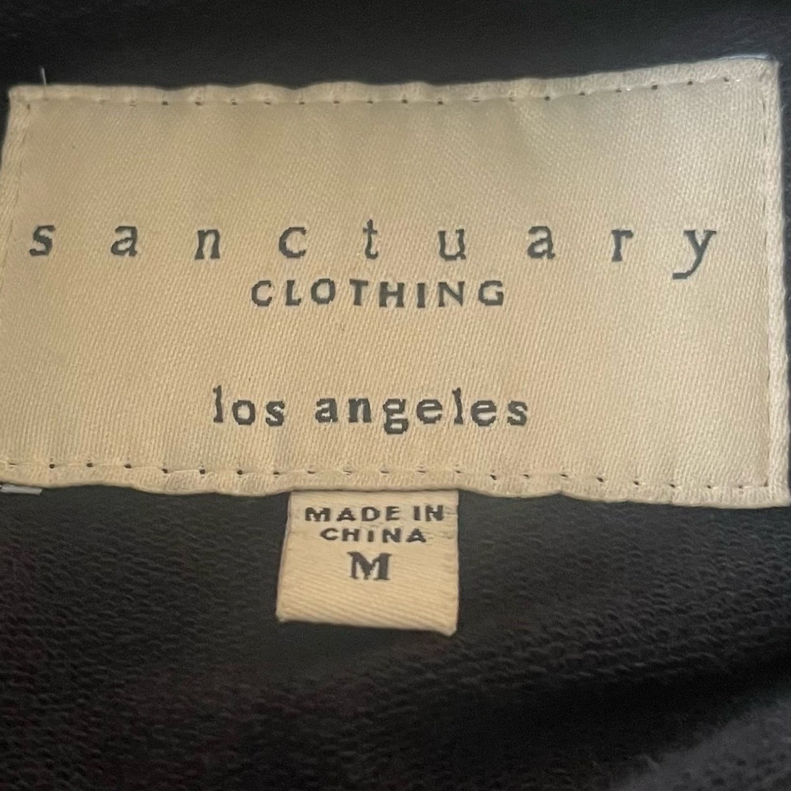 Sanctuary Sanctuary jacket, sz M. Front zip with oversized snap close. Size M / US 6-8 / IT 42-44 - 6 Thumbnail
