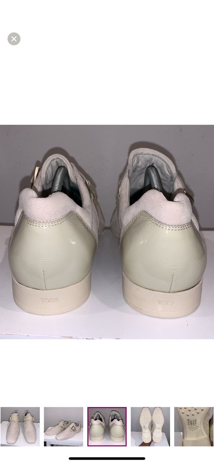 Tod's TODS WESTERN LOAFERS OFFWHITE SIZE 6 Size US 6 / EU 39 - 4 Thumbnail