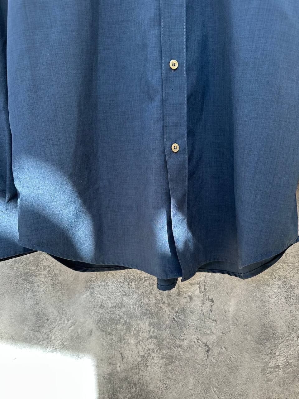 Reiss Reiss Vintage Button Up Shirt Navy Long Sleeve Shirt Size US L / EU 52-54 / 3 - 8 Thumbnail
