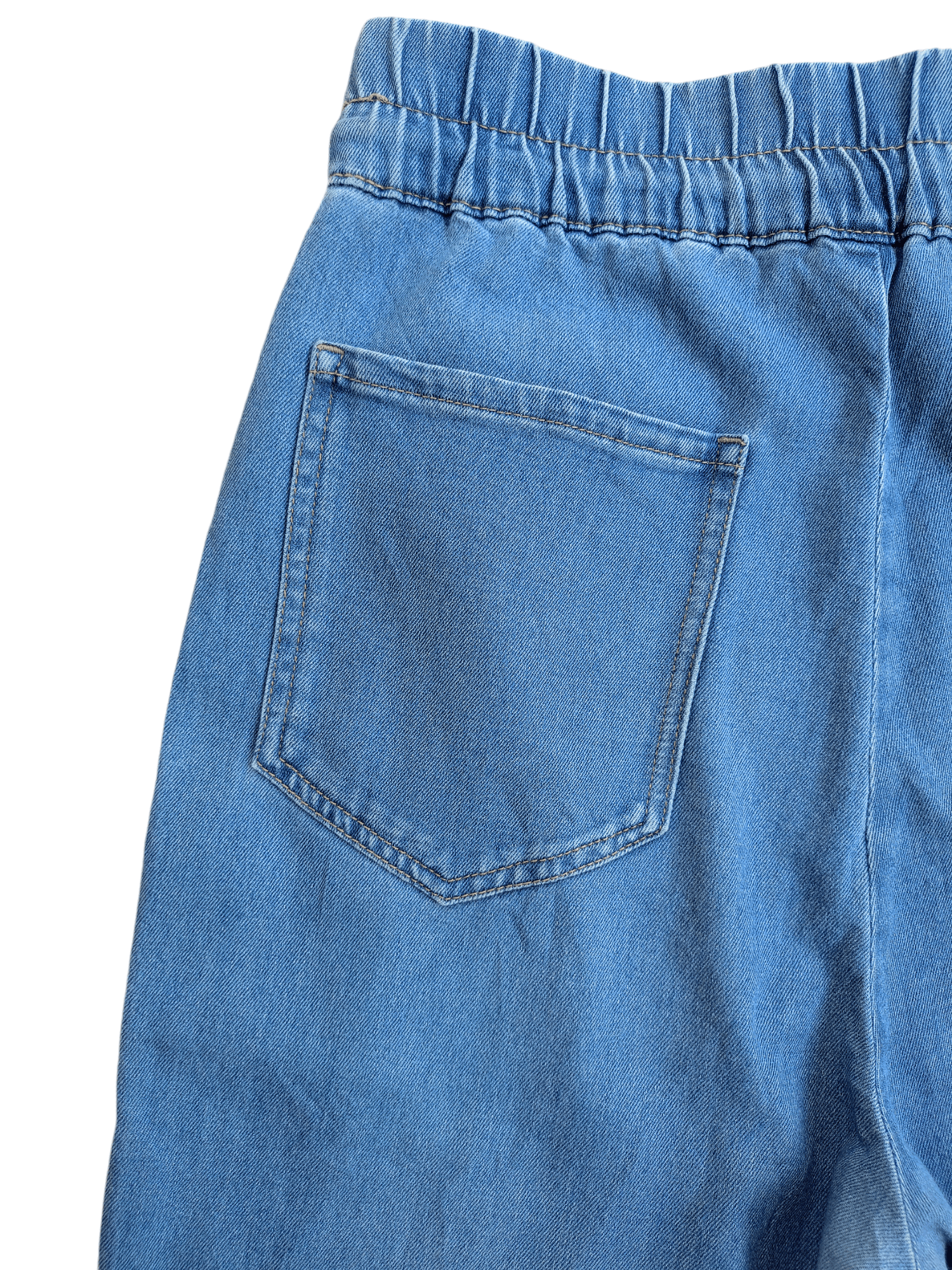 Japanese Brand × Vintage Shoo-La-Rue Women's Elastic Waistband Streetwear Denim Size 26" / US 2 / IT 38 - 17 Thumbnail