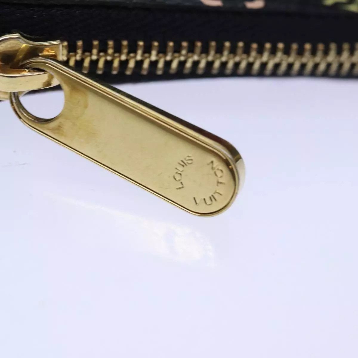 Louis Vuitton LOUIS VUITTON Multicolor Pochette ClesNM Coin Purse Black Size ONE SIZE - 9 Thumbnail