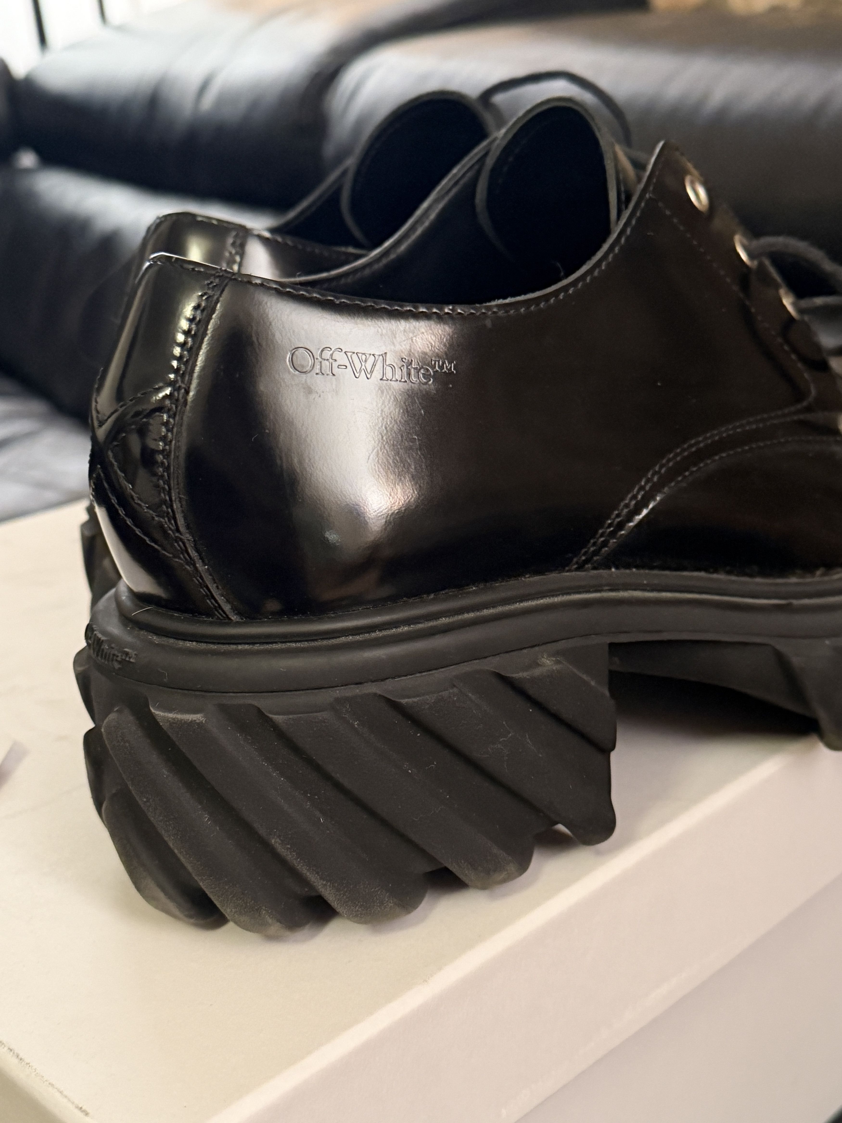 Off-White Off-White Exploration Derby Patent Leather Size US 11.5 / EU 44-45 - 6 Thumbnail