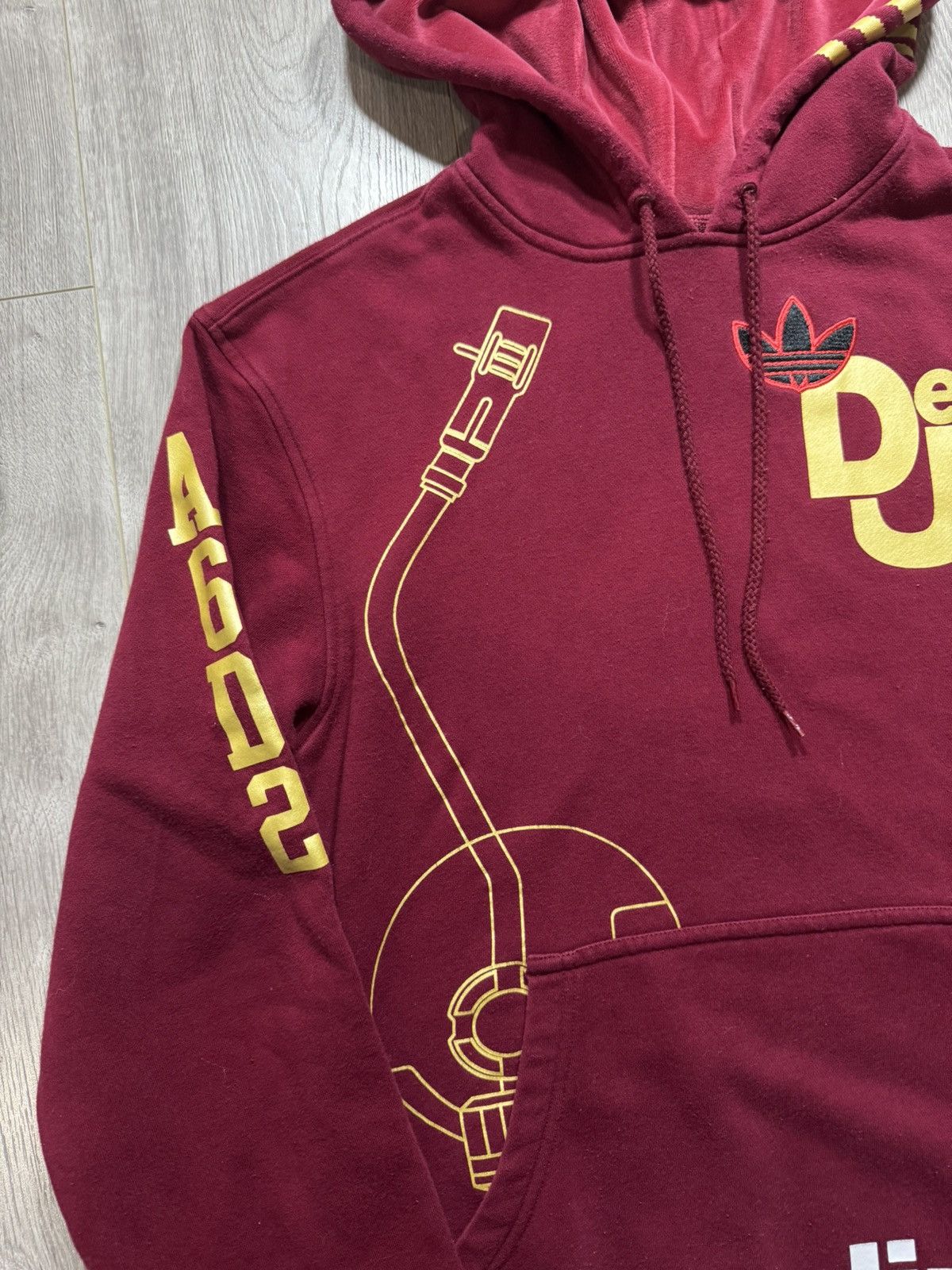 Adidas Adidas Originals X Def Jam Recordings Trefoil Hoodie Size US S / EU 44-46 / 1 - 4 Thumbnail