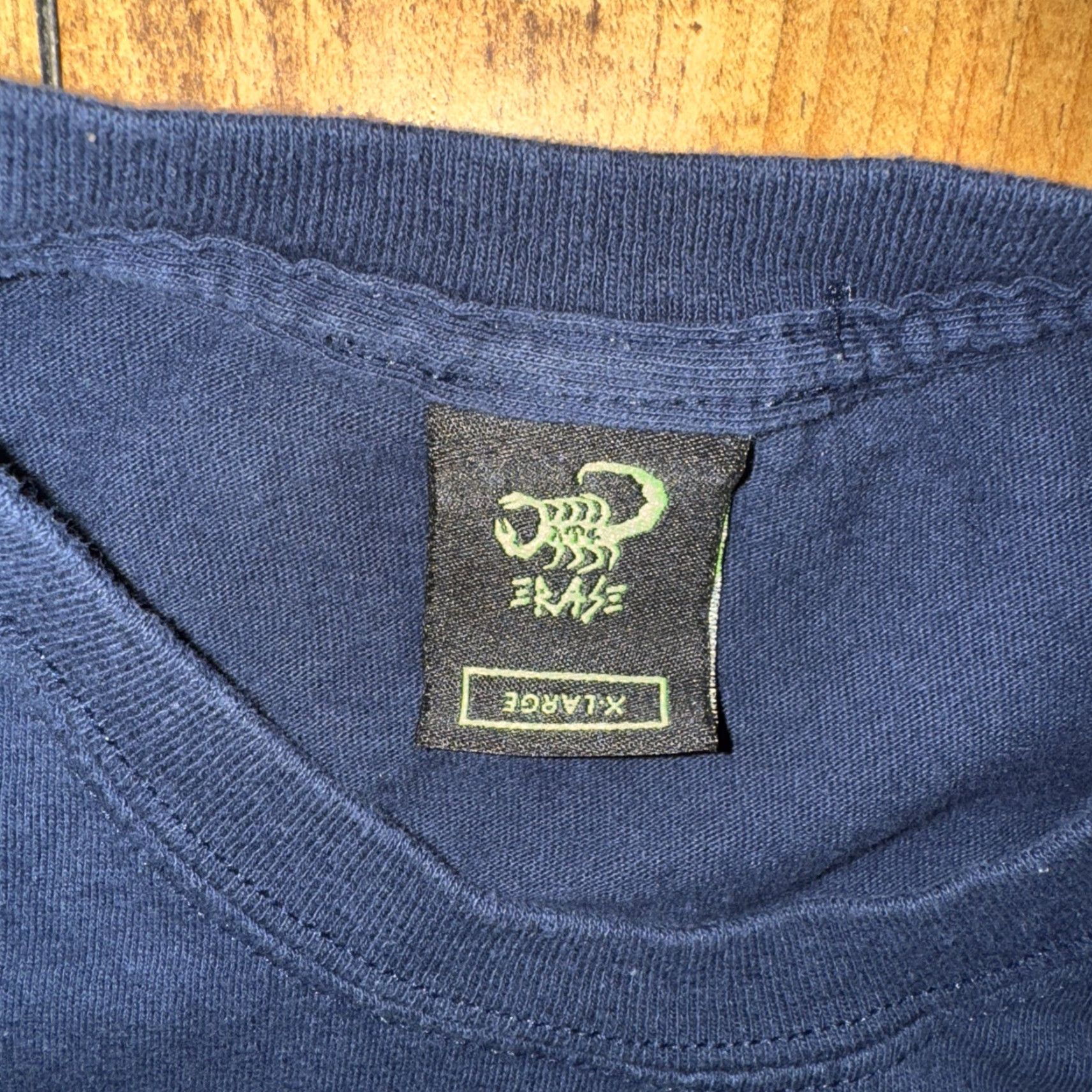 Erased Project Erase Graphic T-Shirt Navy Blue XL Men’s Size XL Size US XL / EU 56 / 4 - 3 Thumbnail